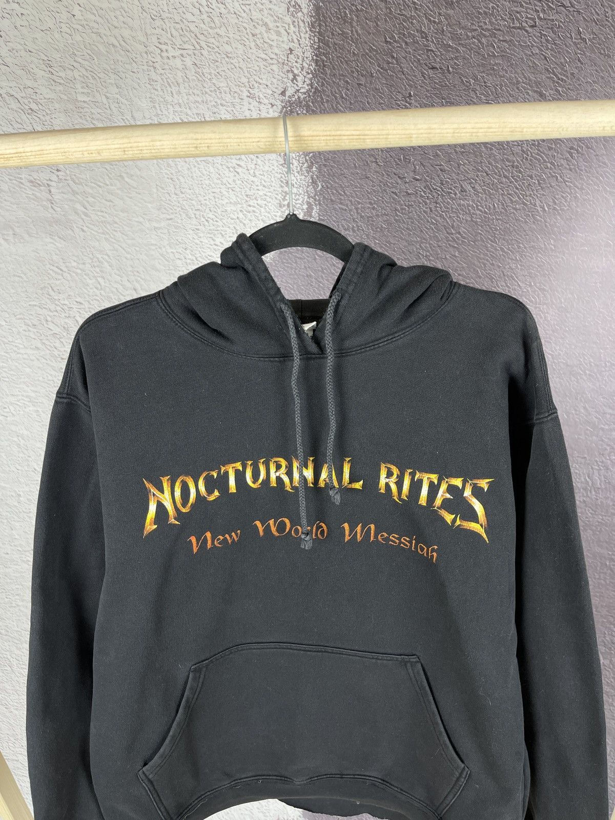 Band Tees × Vintage Nocturnal Rites New World Messiah vintage distressed hoodie Size US L / EU 52-54 / 3 - 4 Thumbnail