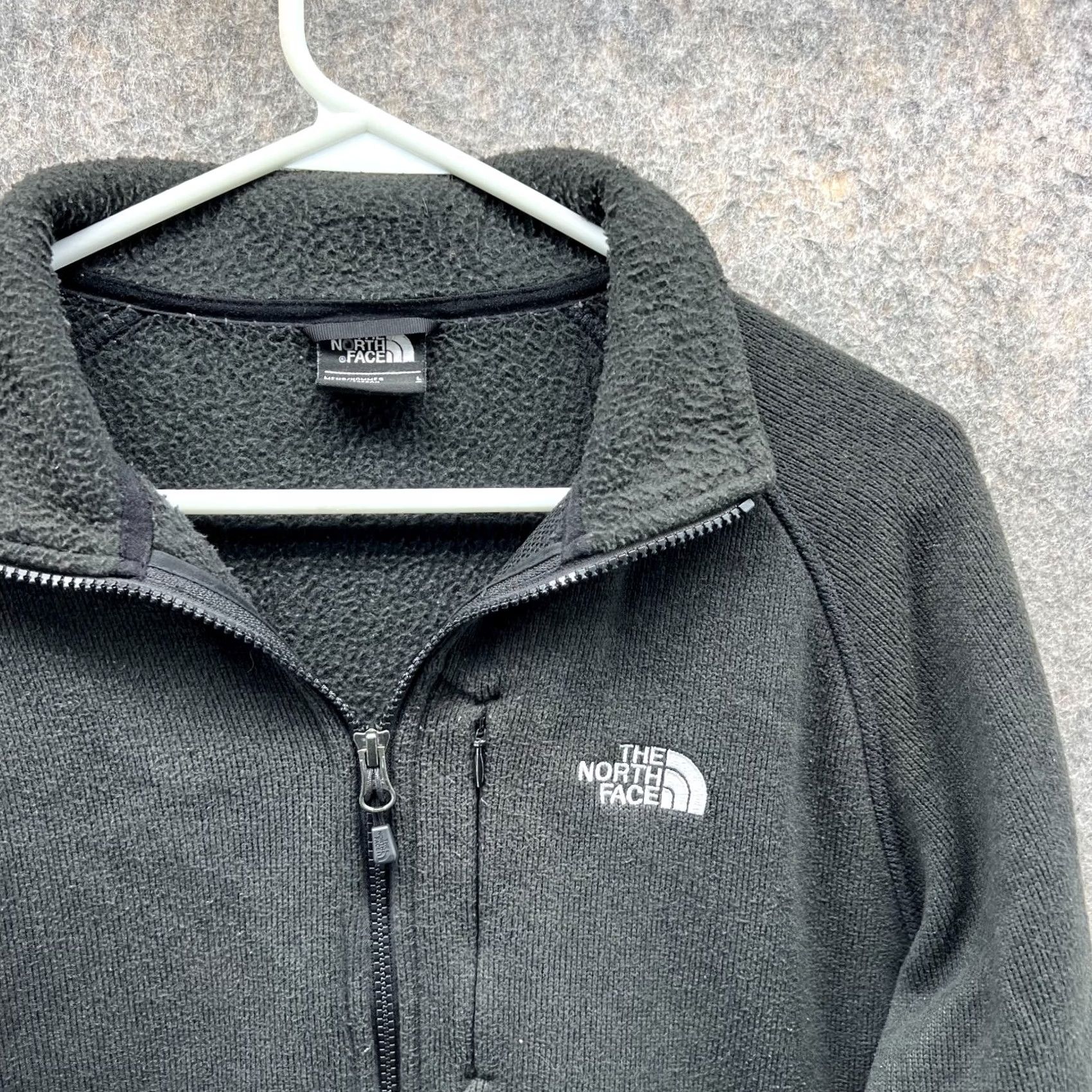 The North Face VINTAGE The North Face Sweater Men L Black Full Zip Fleece Polyester Polartec Regular Size US L / EU 52-54 / 3 - 5 Thumbnail