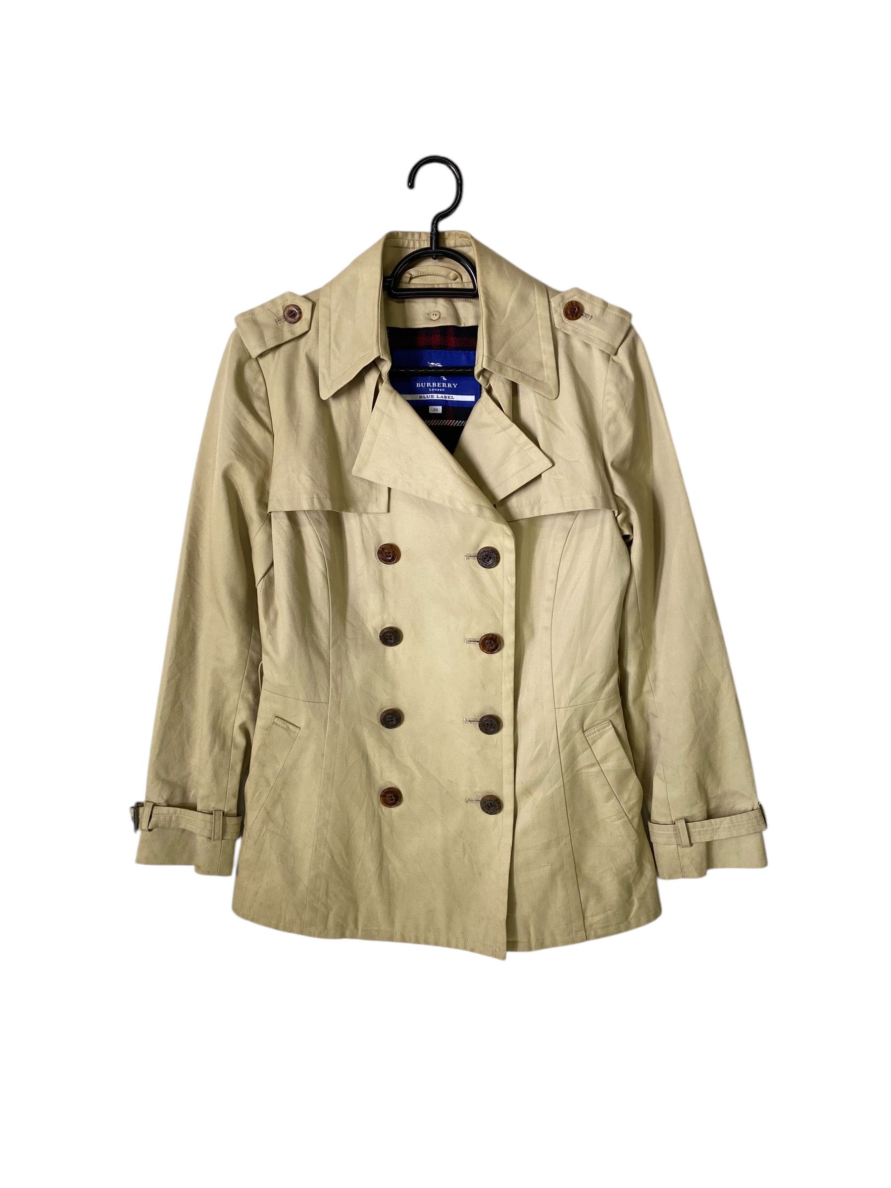 Burberry Burberry blue label plaid lined trench coat Size XS / US 0-2 / IT 36-38 - 2 Thumbnail