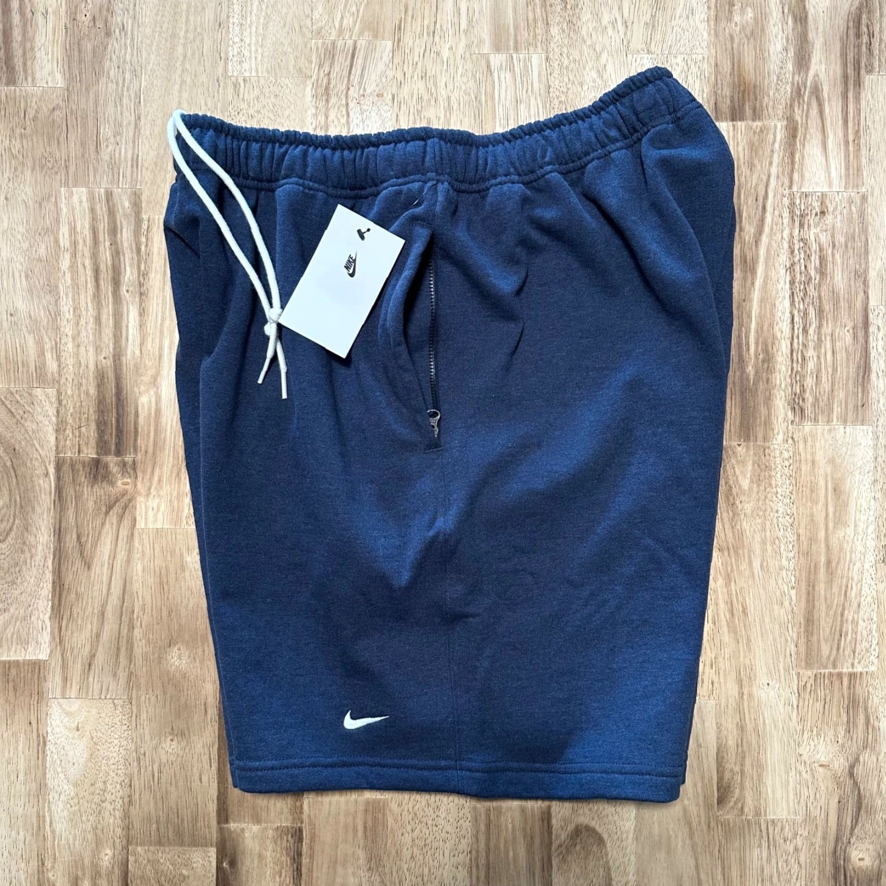 Nike Nike Lab Heavyweight Team USA Fleece Shorts Mens XL Navy Blue USA Theme Athletic 7 in Inseam Drawstring Size US 36 / EU 52 - 4 Thumbnail