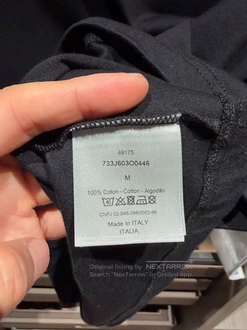 Dior Dior Little bee micro-label embroidery round-neck short sl Size US M / EU 48-50 / 2 - 6 Thumbnail