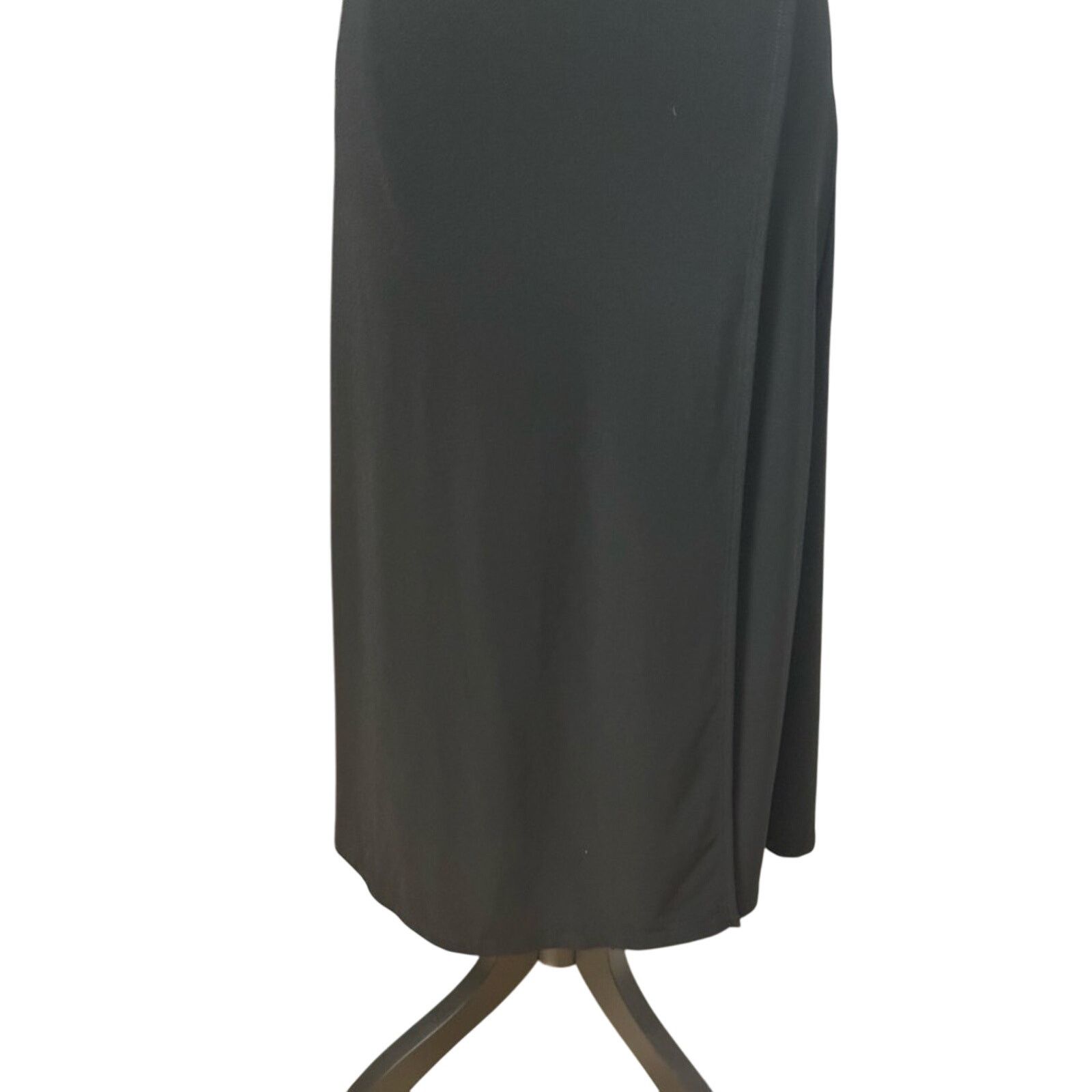 Other Halogen Belted Wrap Dress Midi Short Sleeves Black S NWT Size S / US 4 / IT 40 - 3 Thumbnail
