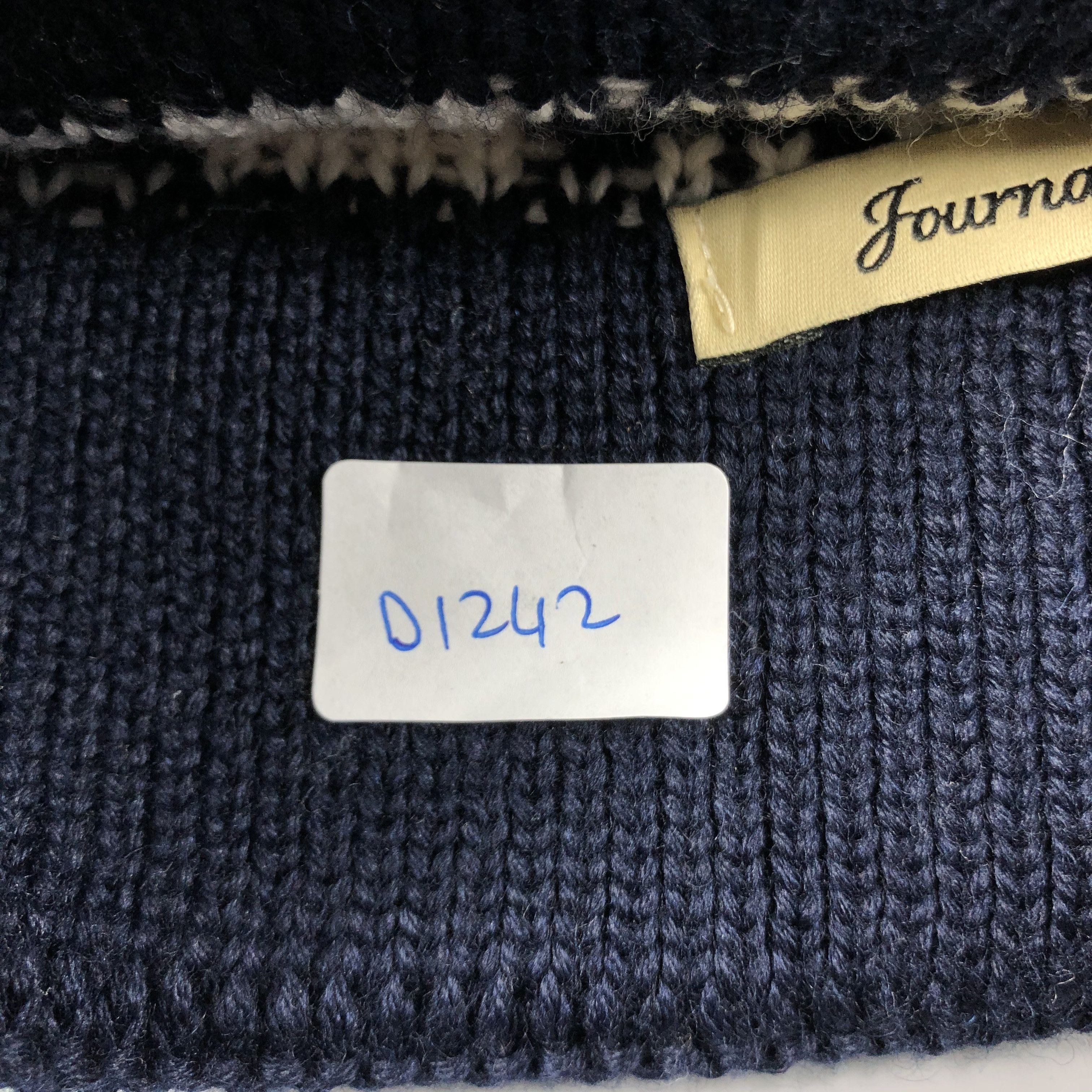 Journal Standard × Vintage Journal Standard Fair Isle Beanie Snow Hat Snow Cap -D1242 Size ONE SIZE - 7 Thumbnail