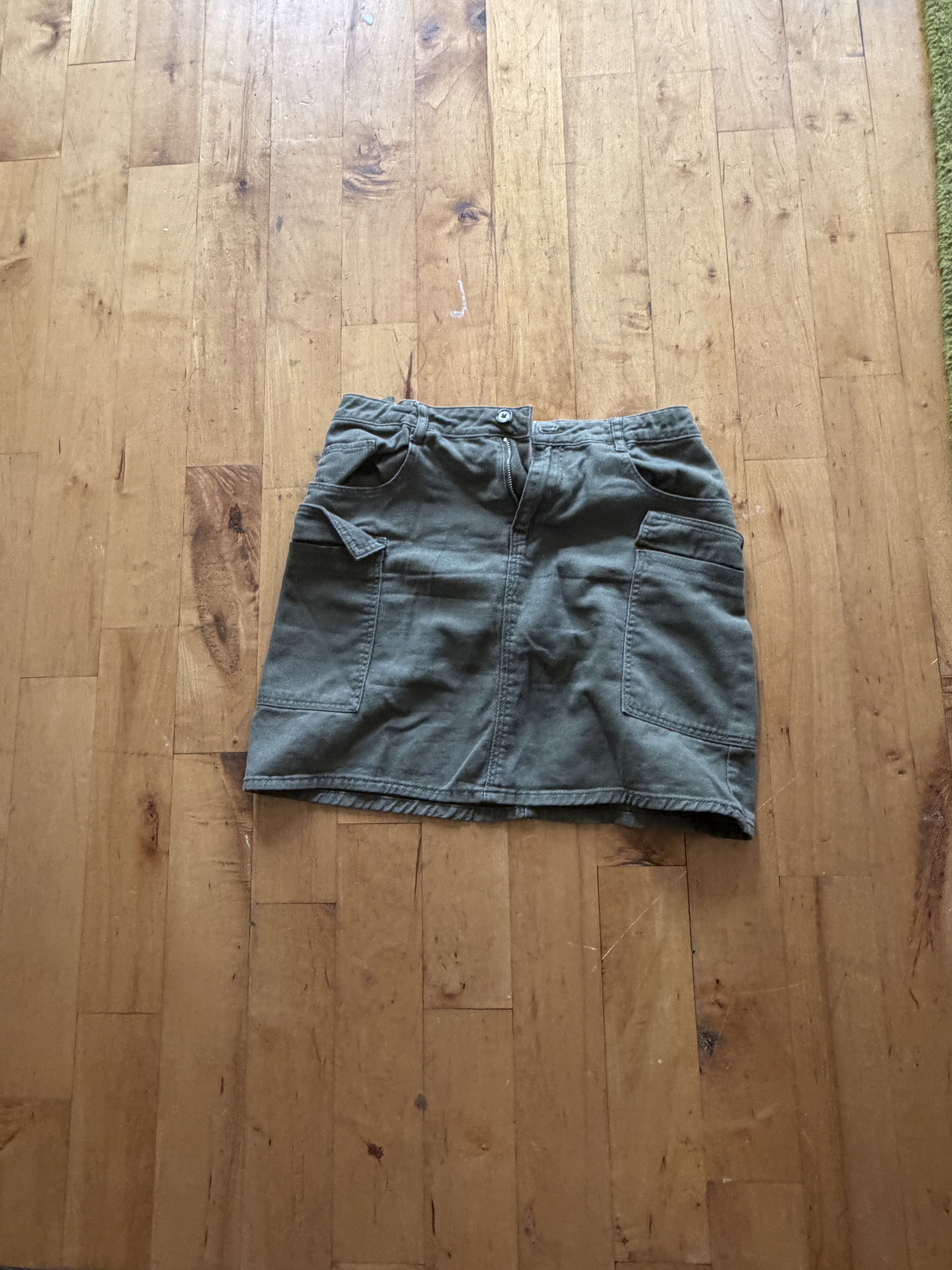 Denim & Co. Denim & Co Green Mini Skirt Size 27" / US 4 / IT 40 - 1 Thumbnail