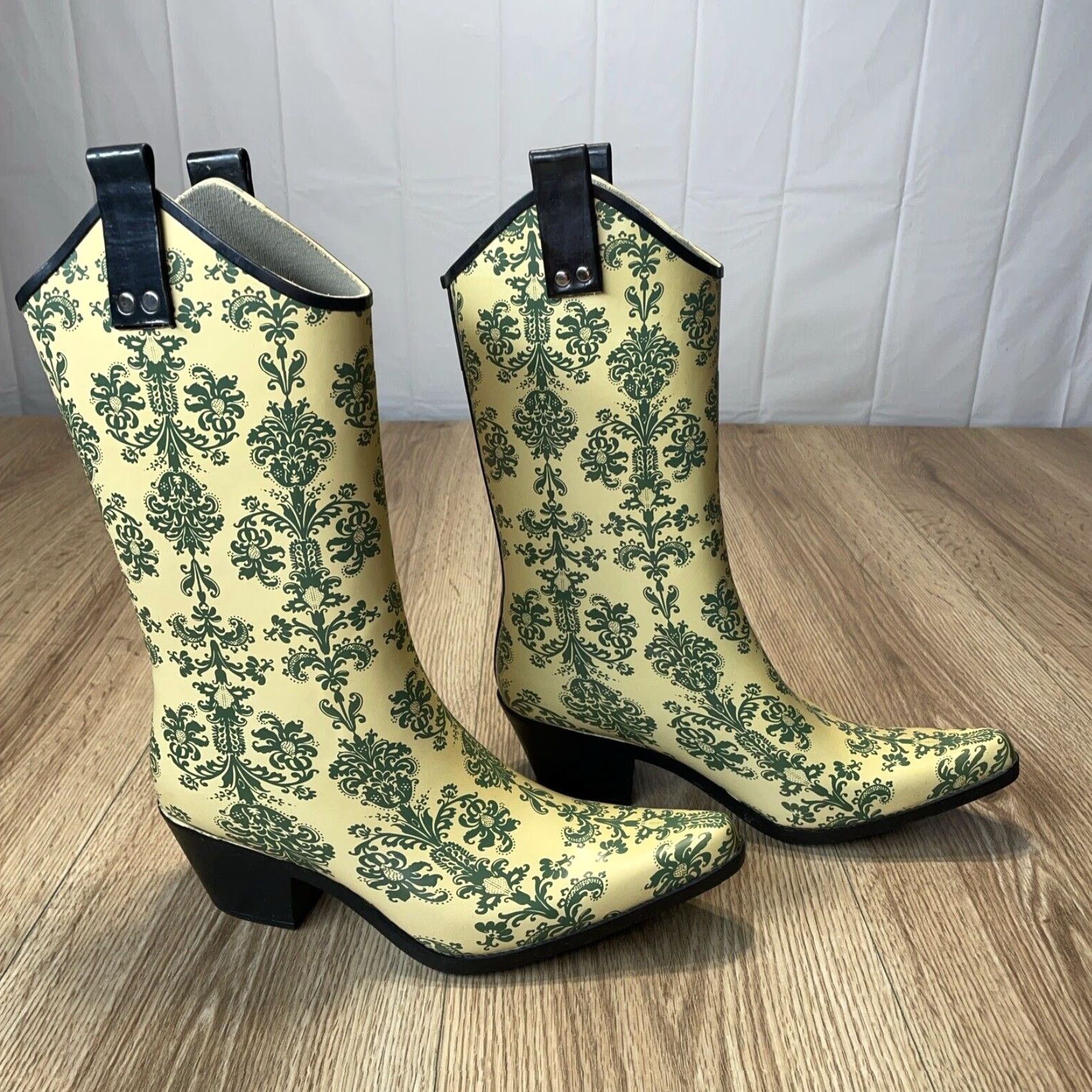 Nomad Nomad Yippy Western Rain Boots Womens Size 8 Multicolor Rubber Non-Slip Waterproof Size US 8 / IT 38 - 5 Thumbnail