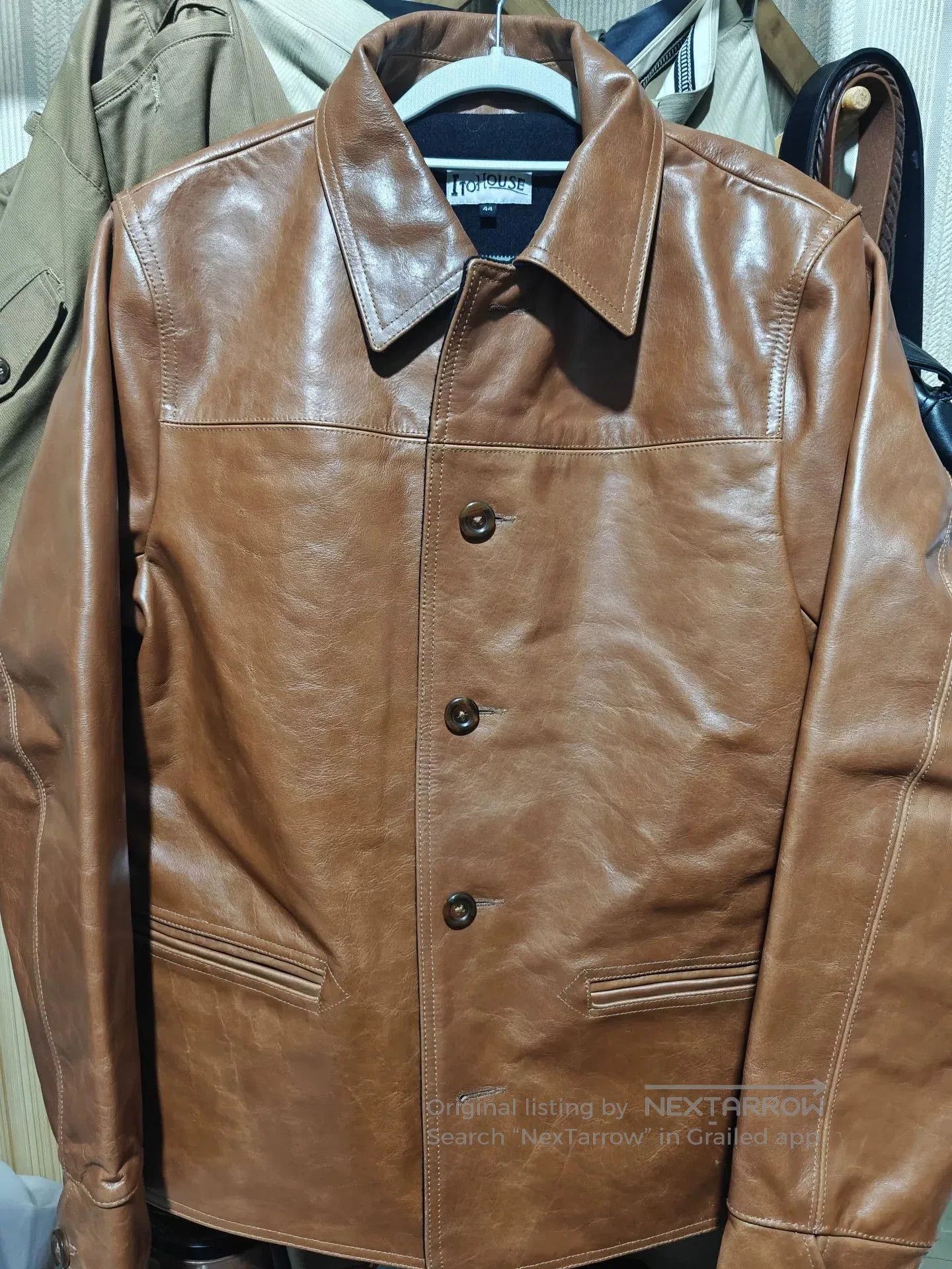 Vintage ITOHOUSE Japanese Horse Leather Jacket. Size US S / EU 44-46 / 1 - 1 Thumbnail
