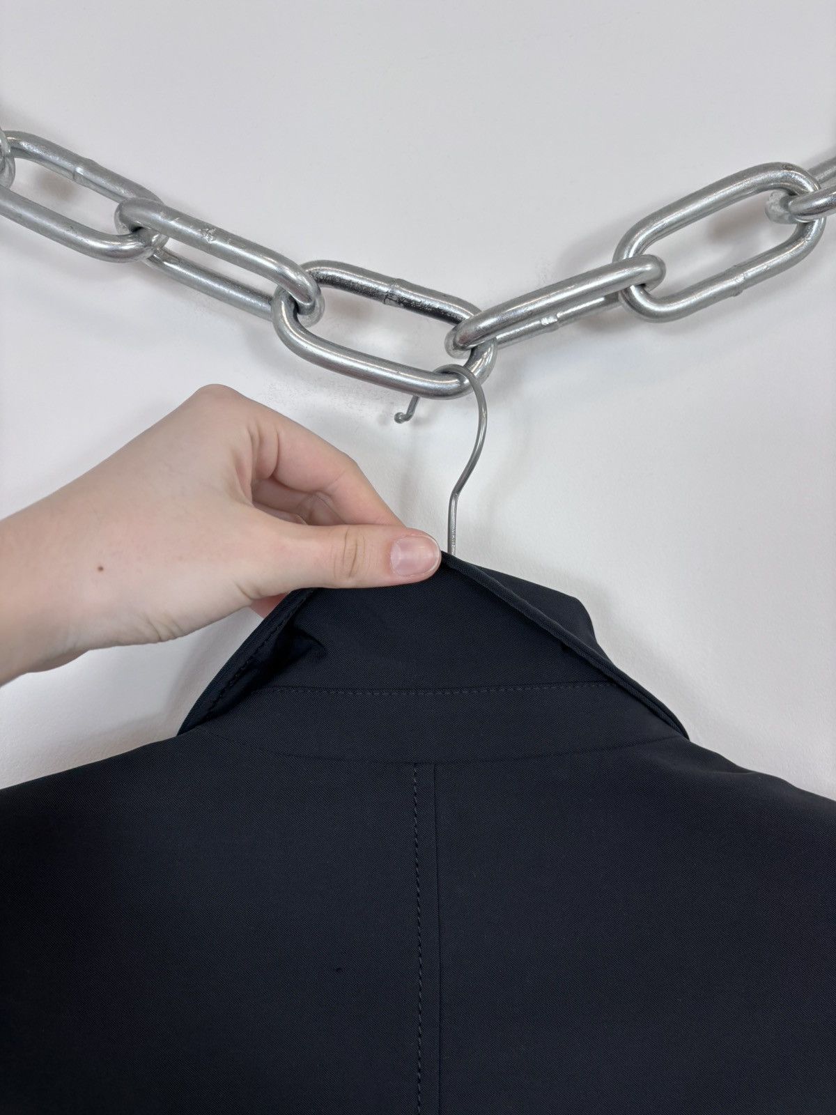 Prada Prada Men’s Navy Blue Stretch Trench Coat Chore Jacket Size US S / EU 44-46 / 1 - 18 Thumbnail