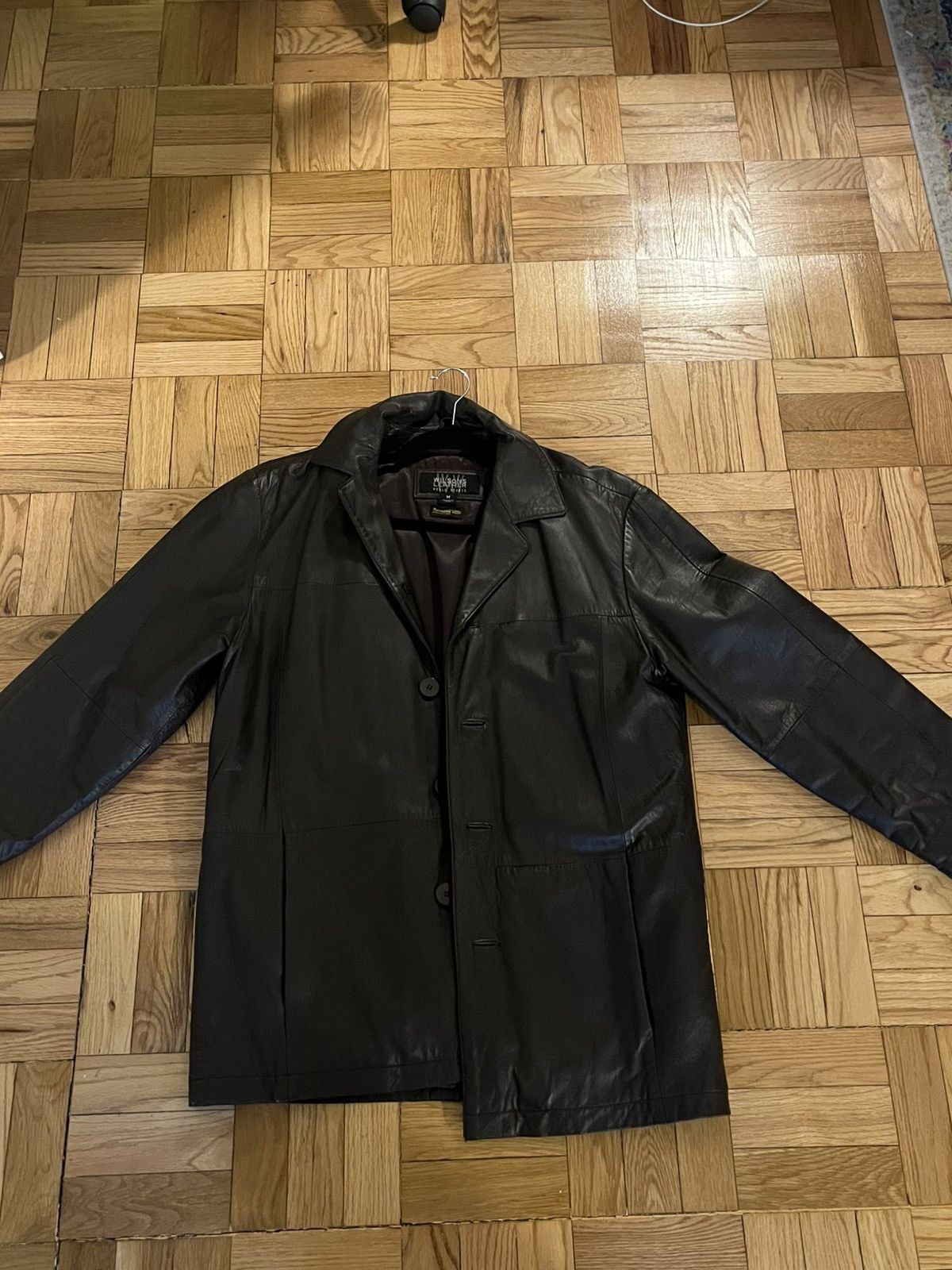 Wilsons Leather Wilson’s Leather Pelle Studio Brown Leather Jacket Size US M / EU 48-50 / 2 - 1 Thumbnail