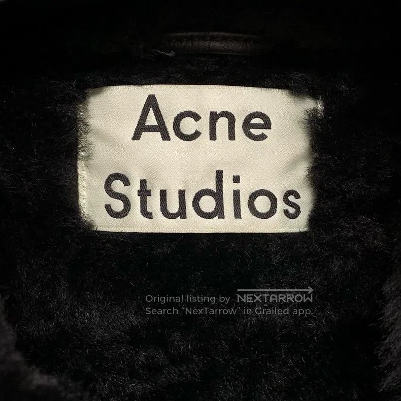 Acne Studios Acne Studios Leather and Fur Biker Jacket Size XXS / US 00 / IT 34 - 3 Thumbnail