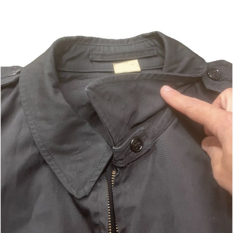 Vintage 80’s Military Deck Jacket Creighton Windbreaker Chin Strap Size US XL / EU 56 / 4 - 3 Thumbnail
