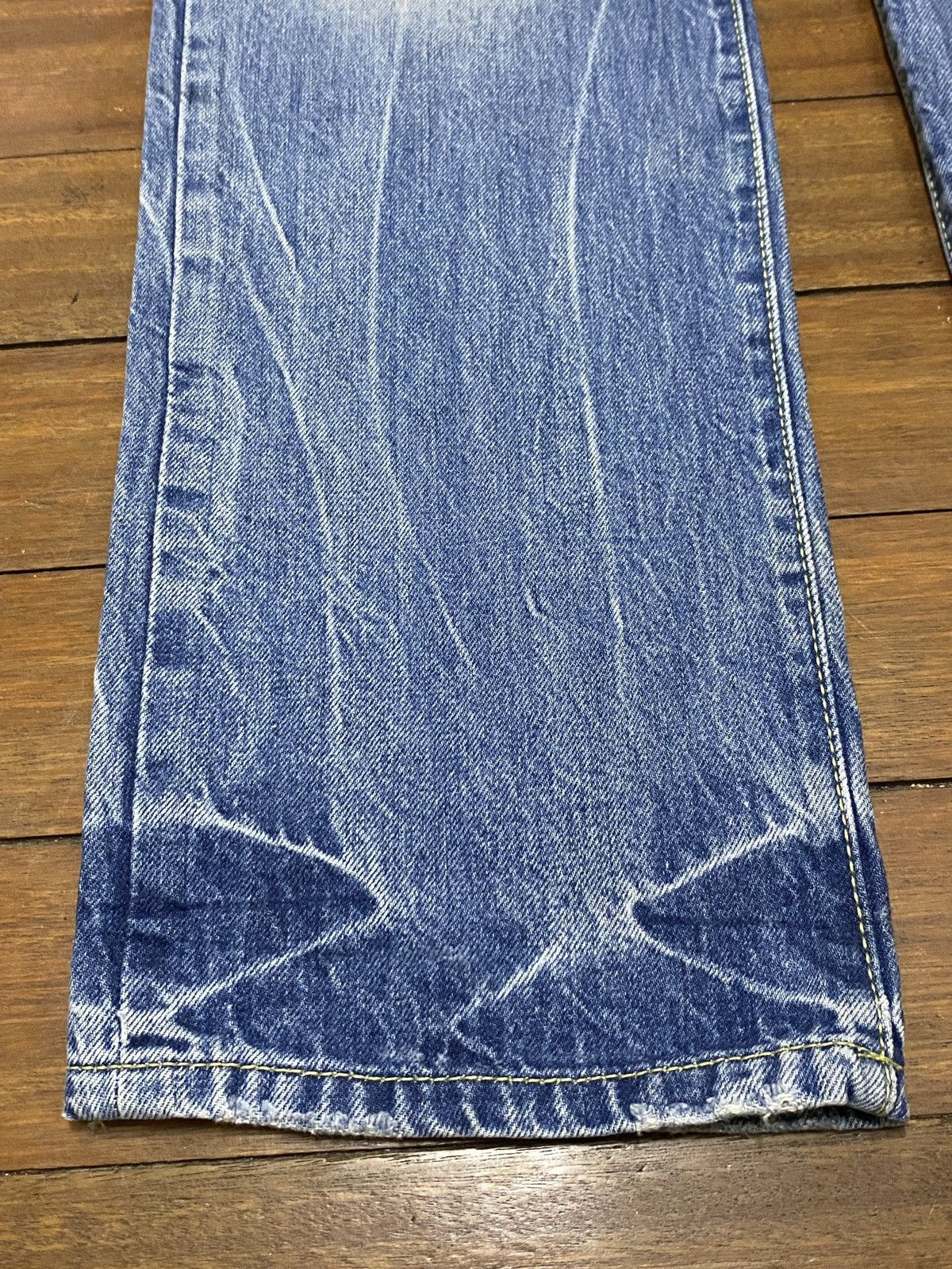 Japanese Brand × Vintage Rare Design Vintage Brand Kaporal 5 Flash Jeans 2000s Size US 33 - 5 Thumbnail