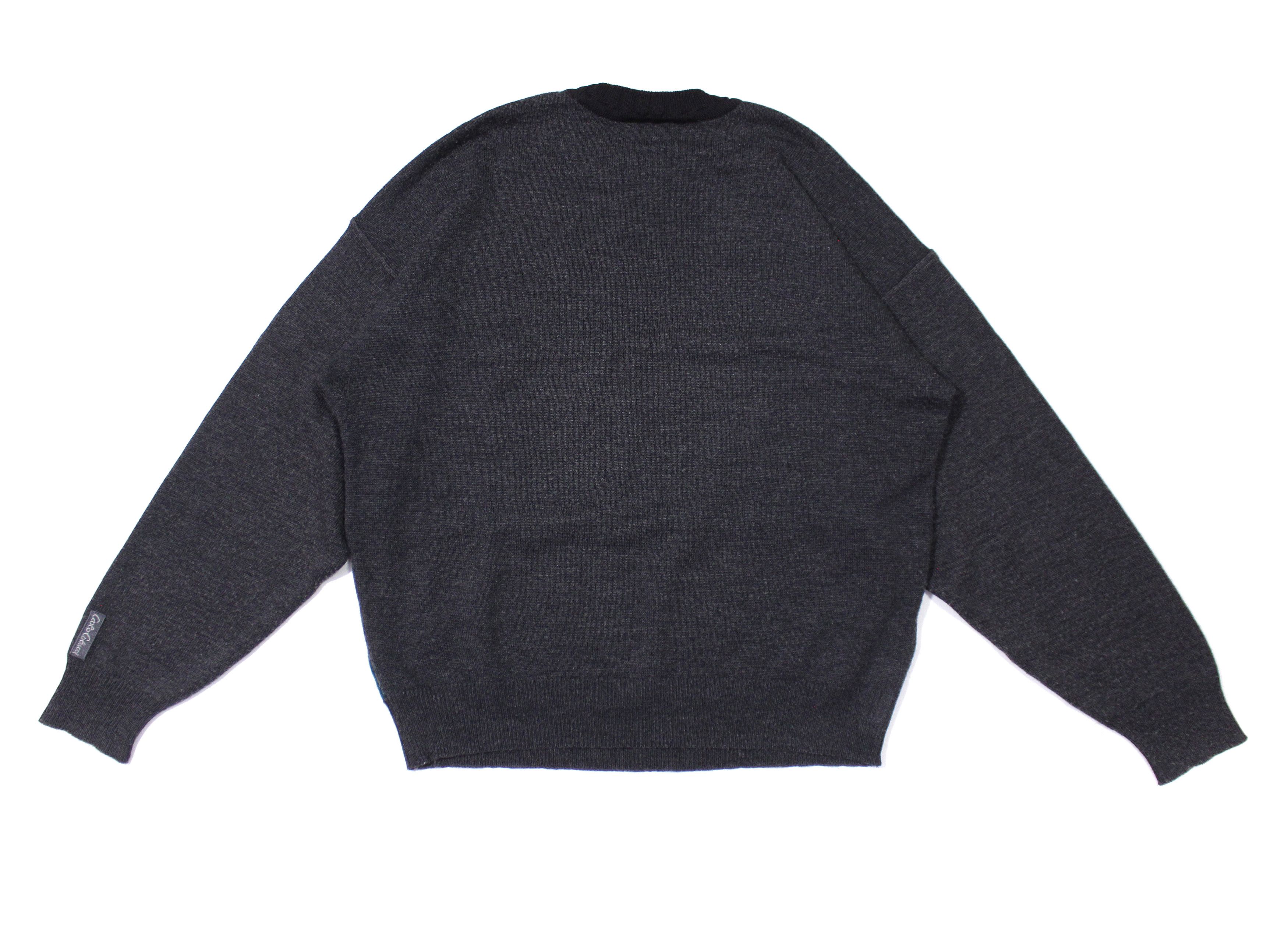 Carlo Colucci 90S Embroidered Wool Acryl Knit Size US L / EU 52-54 / 3 - 2 Thumbnail
