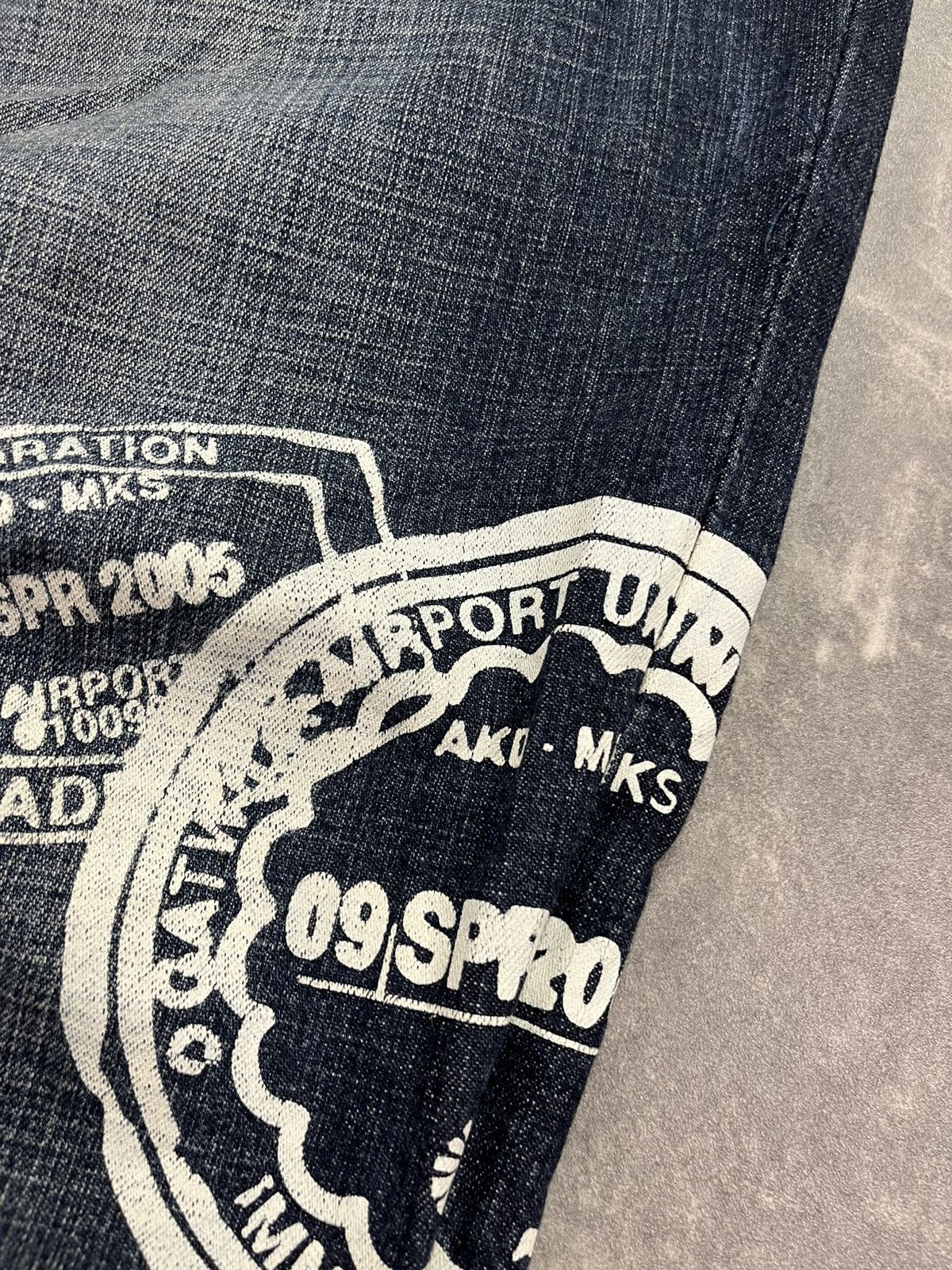 Akademiks 2000s Y2K Akademiks Washed Mega Baggy Denim Jeans 38 Size US 38 / EU 54 - 5 Thumbnail