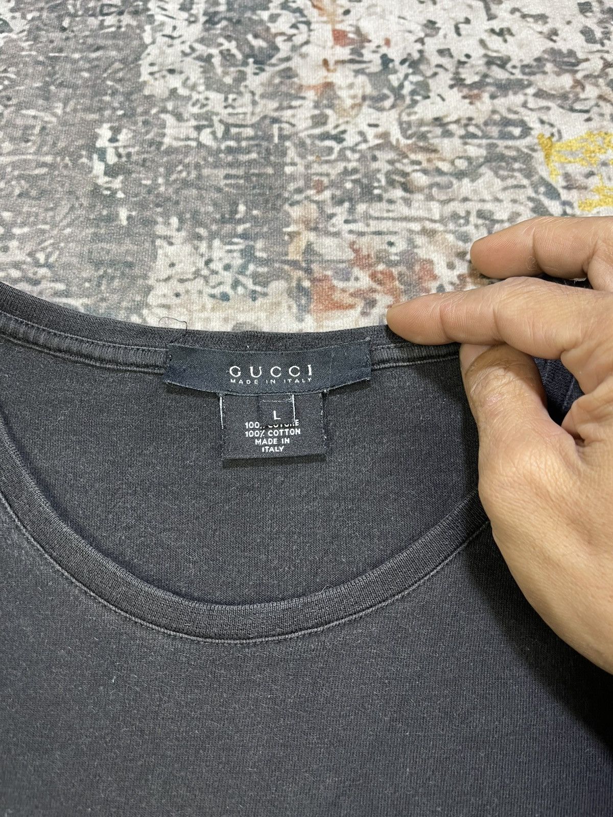 Gucci Vintage Gucci Short Sleeve Tee Shirt Size L / US 10 / IT 46 - 10 Thumbnail