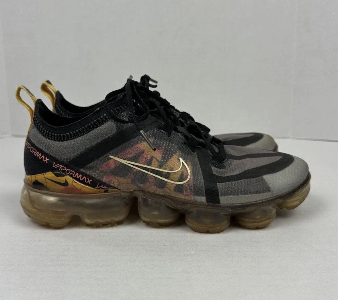 Nike Nike Air VaporMax SE Floral Black Gold Women's CD7094-002 Size US 7.5 / IT 37.5 - 2 Thumbnail