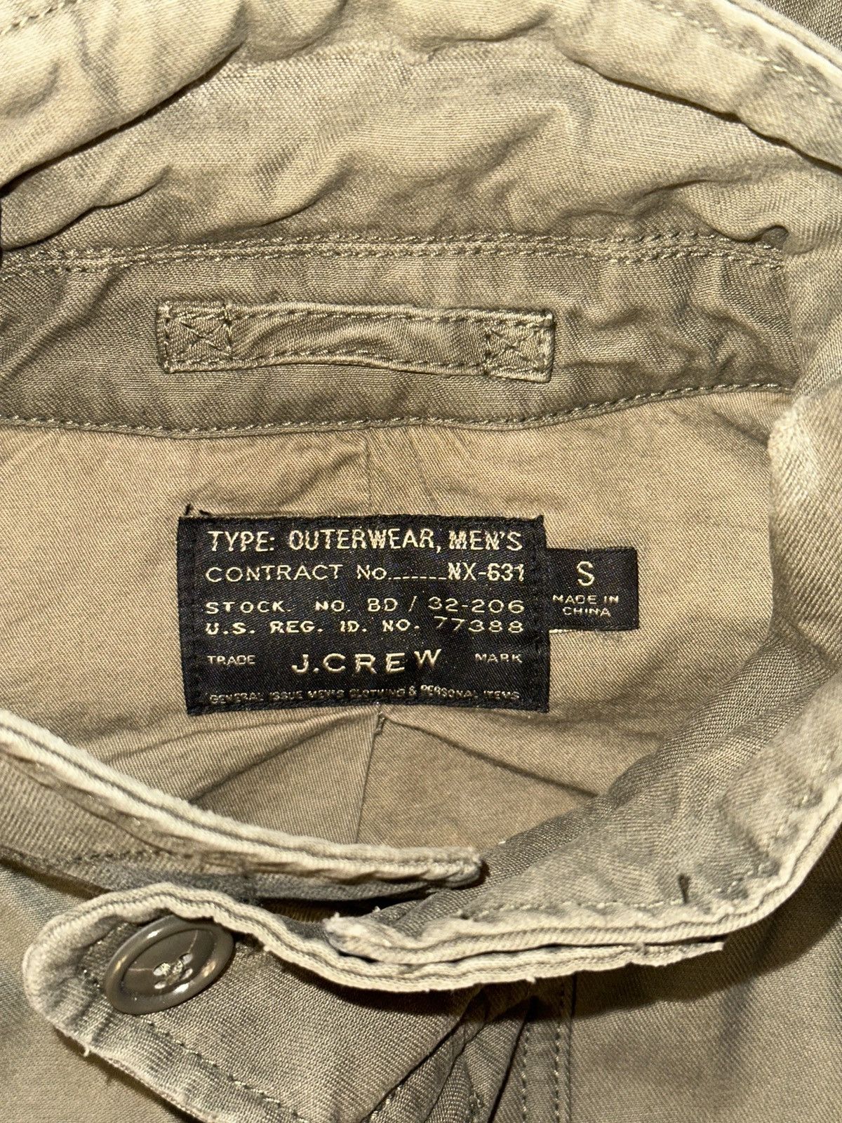 J.Crew J Crew NX-631 M65 Military Mechanic Field Jacket Men’s Small Size US S / EU 44-46 / 1 - 3 Thumbnail