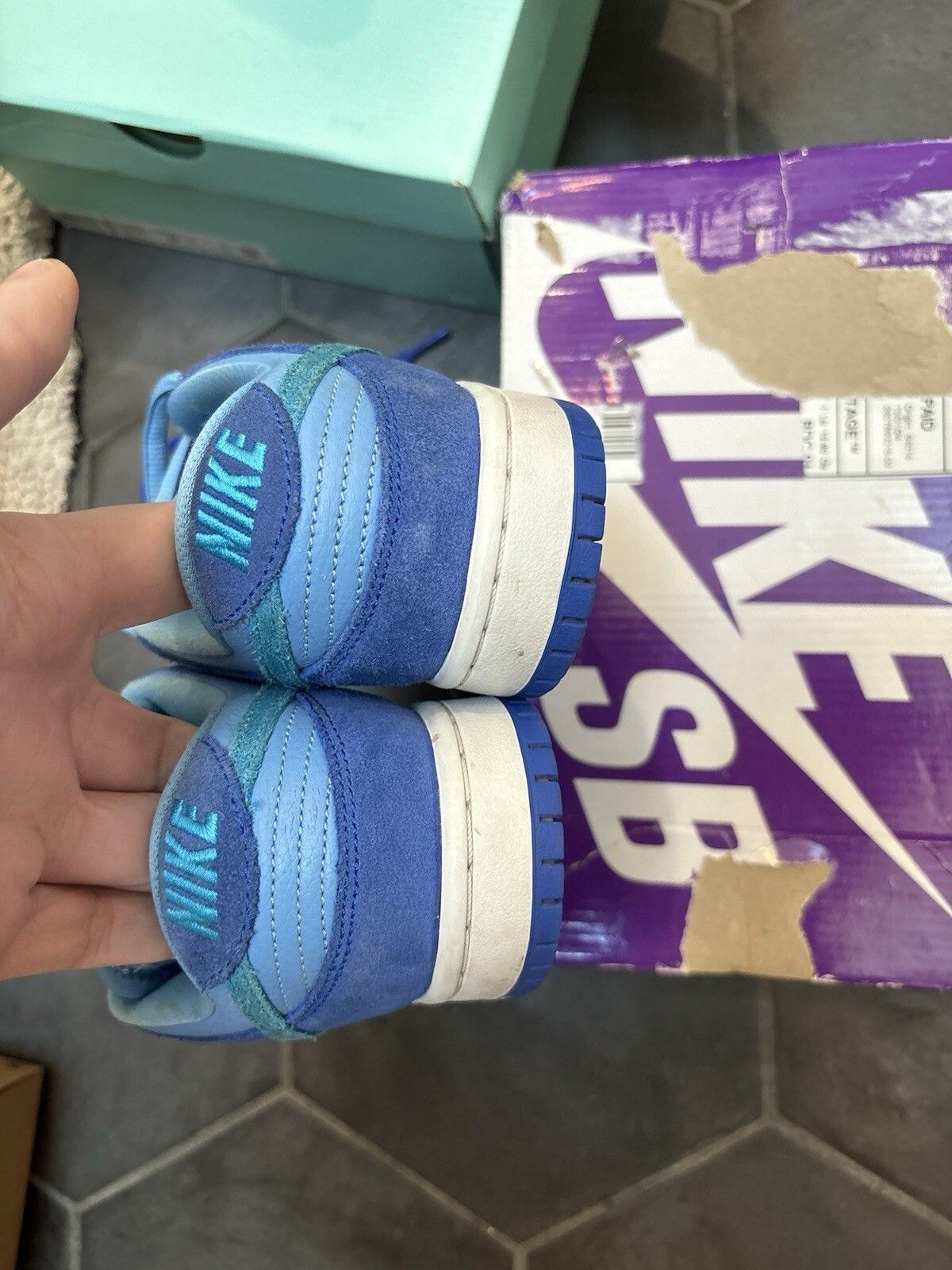 Nike Nike Dunk Low Pro SB Fruity Pack - Blue Raspberry Size US 5.5 / EU 38 - 4 Thumbnail