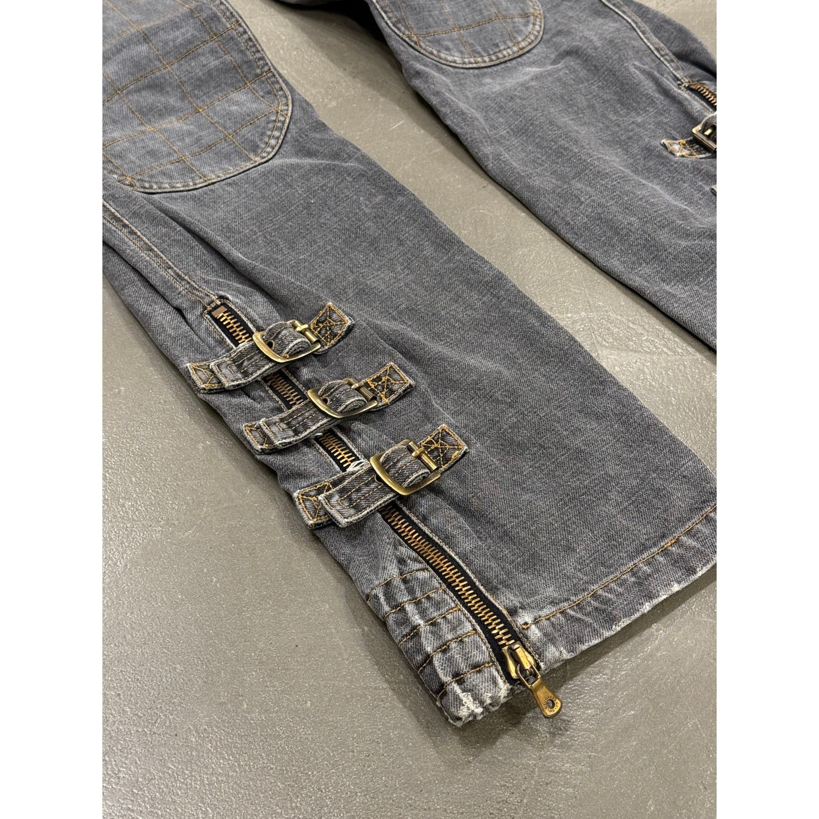 Dolce & Gabbana A/W2003 Dolce & Gabbana runway biker bondage pants Size US 34 / EU 50 - 5 Thumbnail