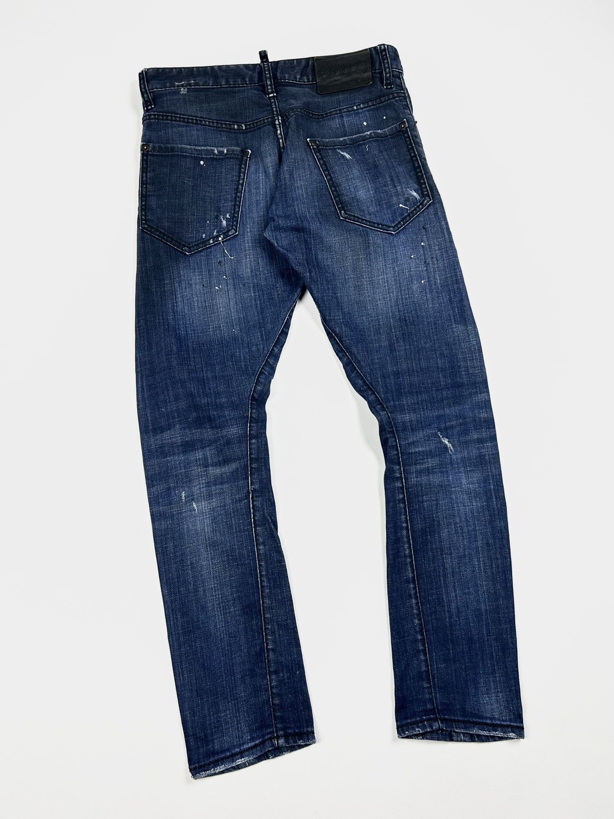 Dsquared2 Luxury Dsquared2 Navy Washed Jeans Made In Italy Size US 29 - 2 Thumbnail