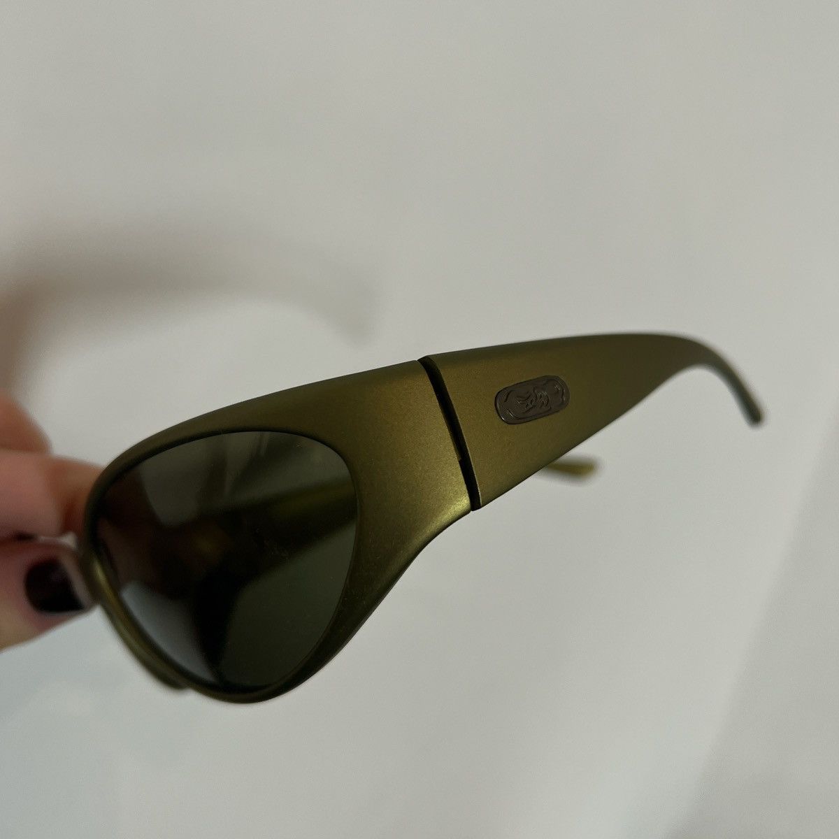 Crap Eyewear Brand new crap eyewear dark green sunglasses Size ONE SIZE - 3 Thumbnail