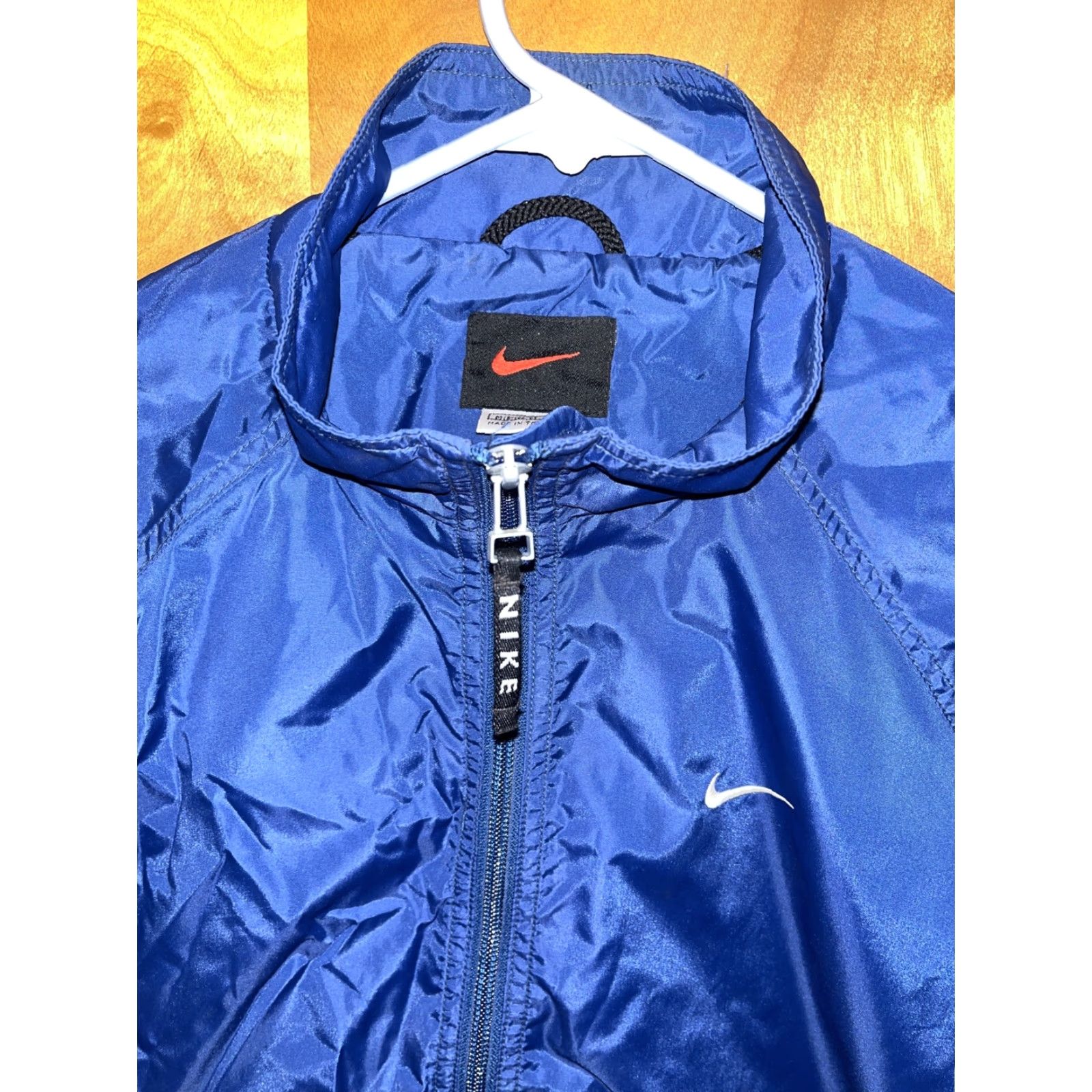 Nike NIKE Womens Blue Medium 8-10 Windbreaker Jacket Size M / US 6-8 / IT 42-44 - 2 Thumbnail