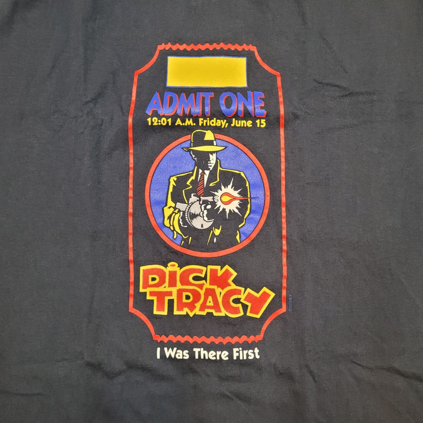 Vintage VTG 90s Dick Tracy Movie Premiere Tee Single Stitch USA XL Size US XL / EU 56 / 4 - 2 Thumbnail