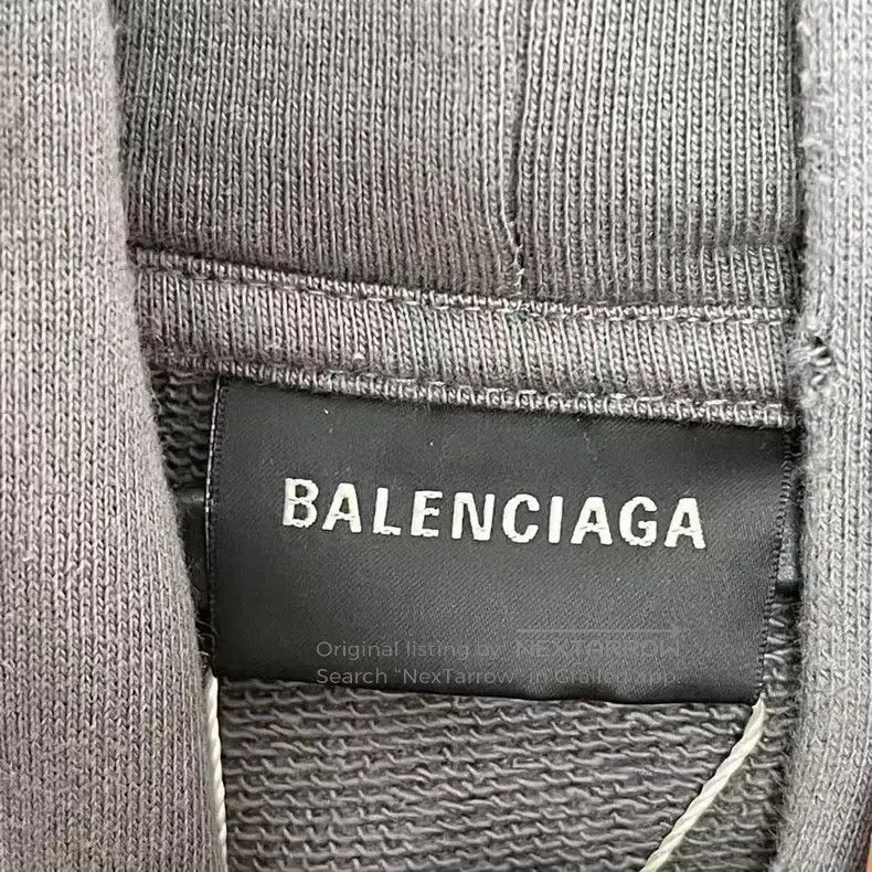 Balenciaga Balenciaga Gray Coke print logo hooded sweatshirt Size US M / EU 48-50 / 2 - 4 Thumbnail