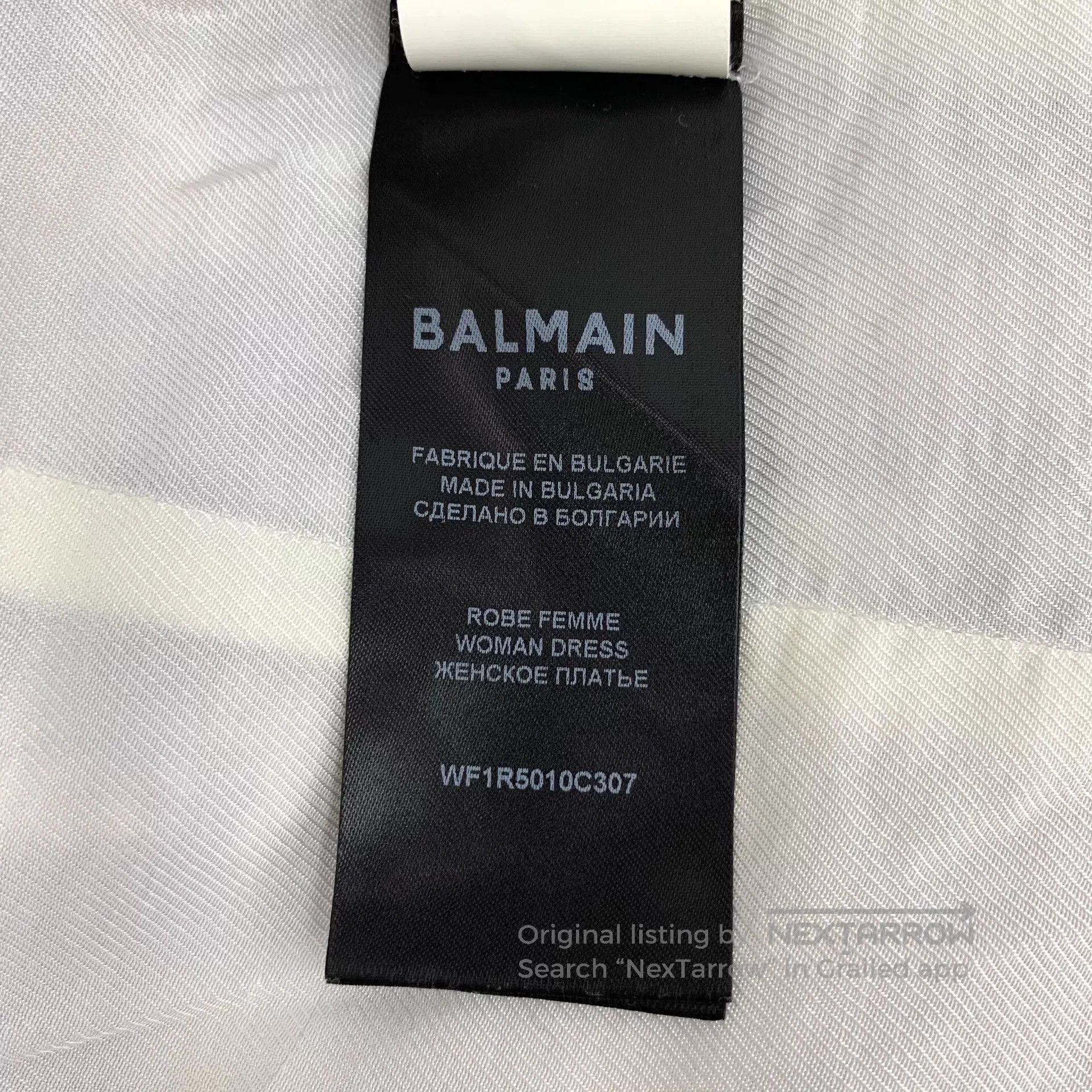 Balmain Balmain Colorblock Cotton Tweed Dress. Size XS / US 0-2 / IT 36-38 - 8 Thumbnail