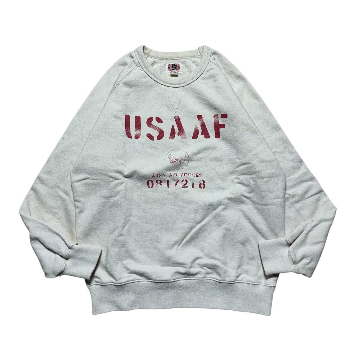 Japanese Brand Union Made "USAAF" Sweetshirt Size US XL / EU 56 / 4 - 1 Thumbnail
