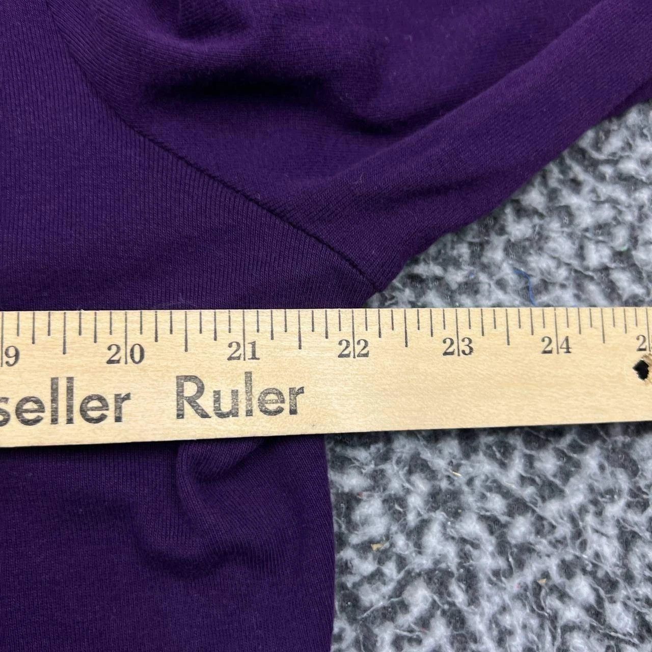 Lauren Ralph Lauren Lauren Ralph Lauren Blouse Women Purple Henley Cotton XL Size XL / US 12-14 / IT 48-50 - 6 Thumbnail