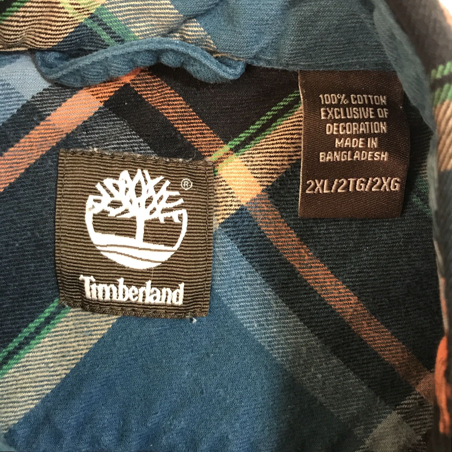 Timberland Timberland Shirt Button-Up Plaid Long Sleeve Men’s XXL Blue Checkered Casual Cotton Button-Front Shirt Size US XXL / EU 58 / 5 - 3 Thumbnail