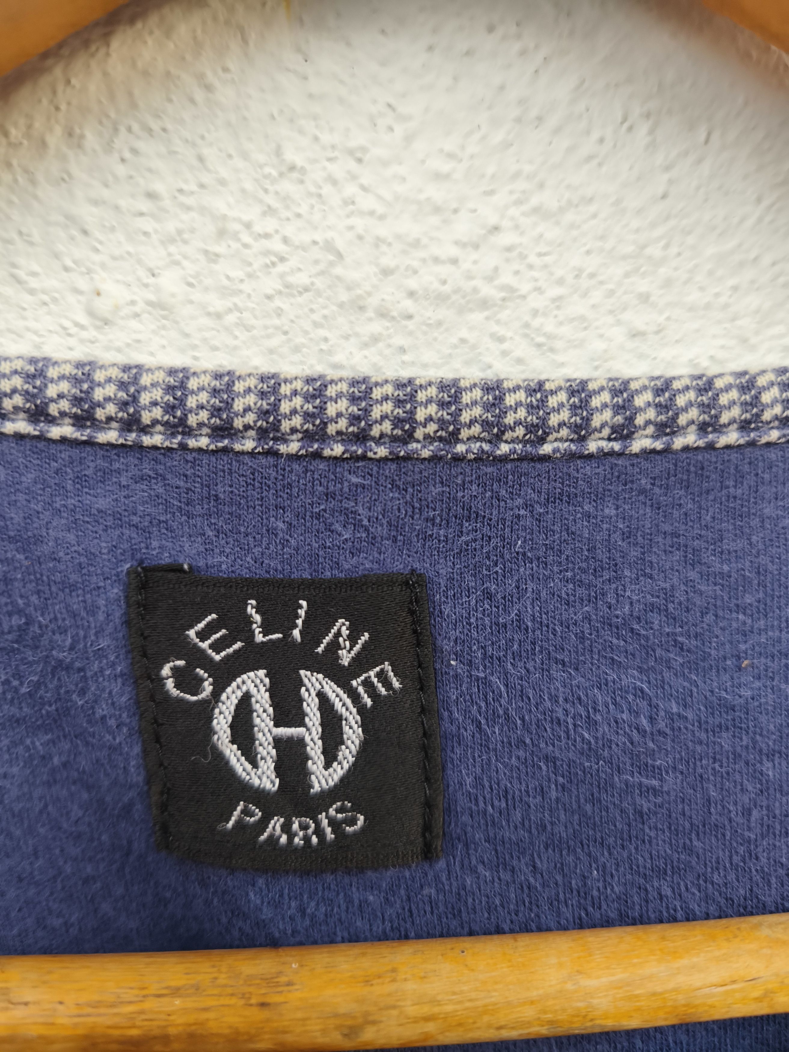 Celine Celine t shirt long sleeve single pocket Size US L / EU 52-54 / 3 - 6 Thumbnail
