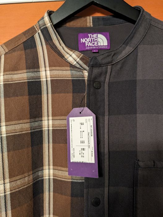 The North Face Purple Label Plaid Patchwork Shirt | Grailed