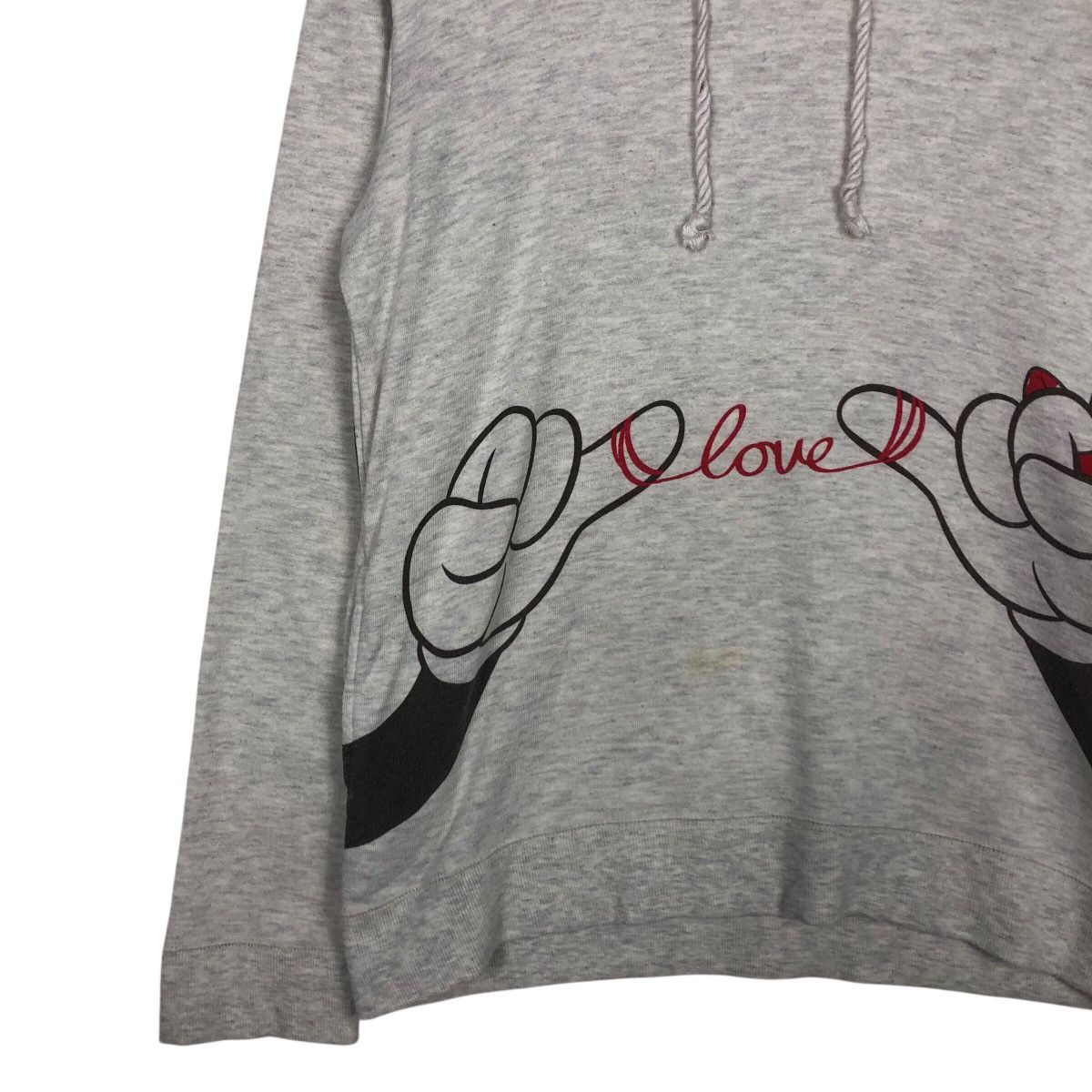 Japanese Brand 📌Vintage Hoodie Disney Mickey Mouse X Minnie Mouse Size US L / EU 52-54 / 3 - 5 Thumbnail