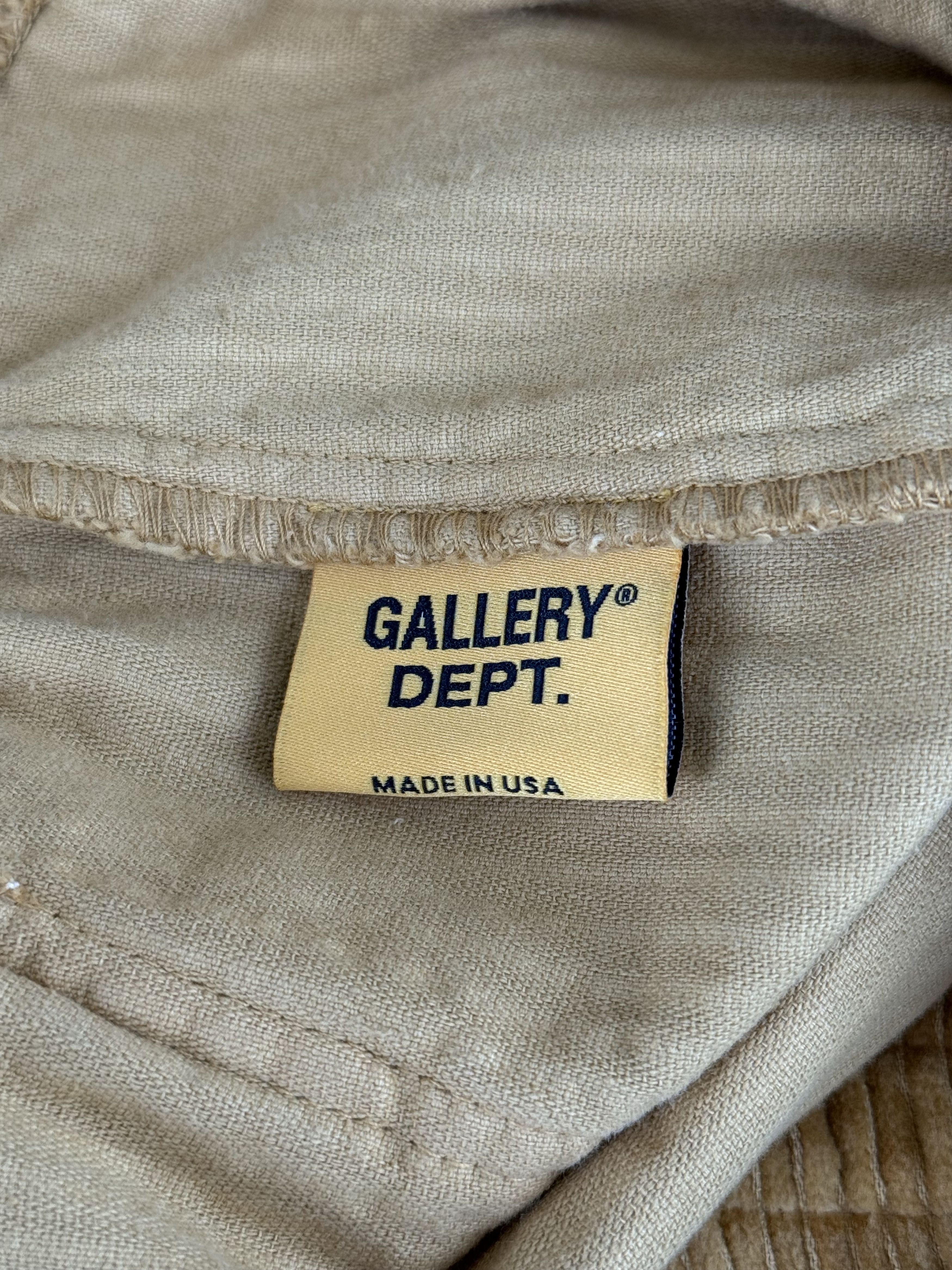 Gallery Dept. Brown & Red Corduroy Embroidered Logo Surf Shorts Size US 38 / EU 54 - 4 Thumbnail
