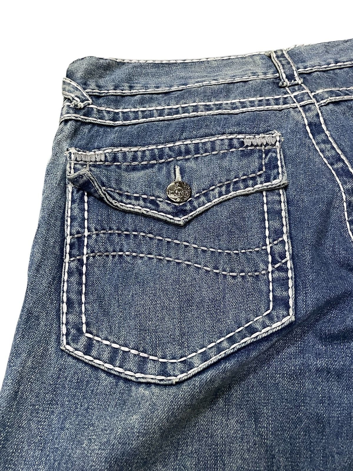 20471120 291251 Laboratory Heavy Stitch Flared Jeans Size US 32 / EU 48 - 10 Thumbnail