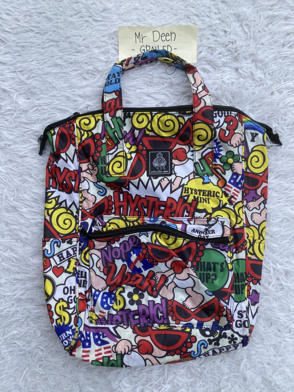 Hysteric Glamour Rare Hysteric Glamour All Over Print Day Bag Pack Size ONE SIZE - 4 Thumbnail