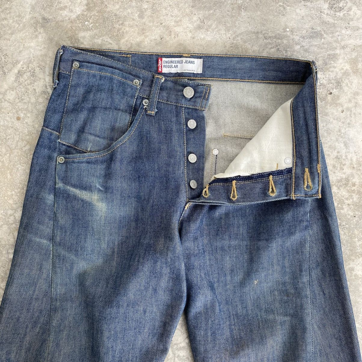 Levi's Vintage Levis Engineered Regular Fit Denim Twisted Leg Jeans Size US 29 - 7 Thumbnail