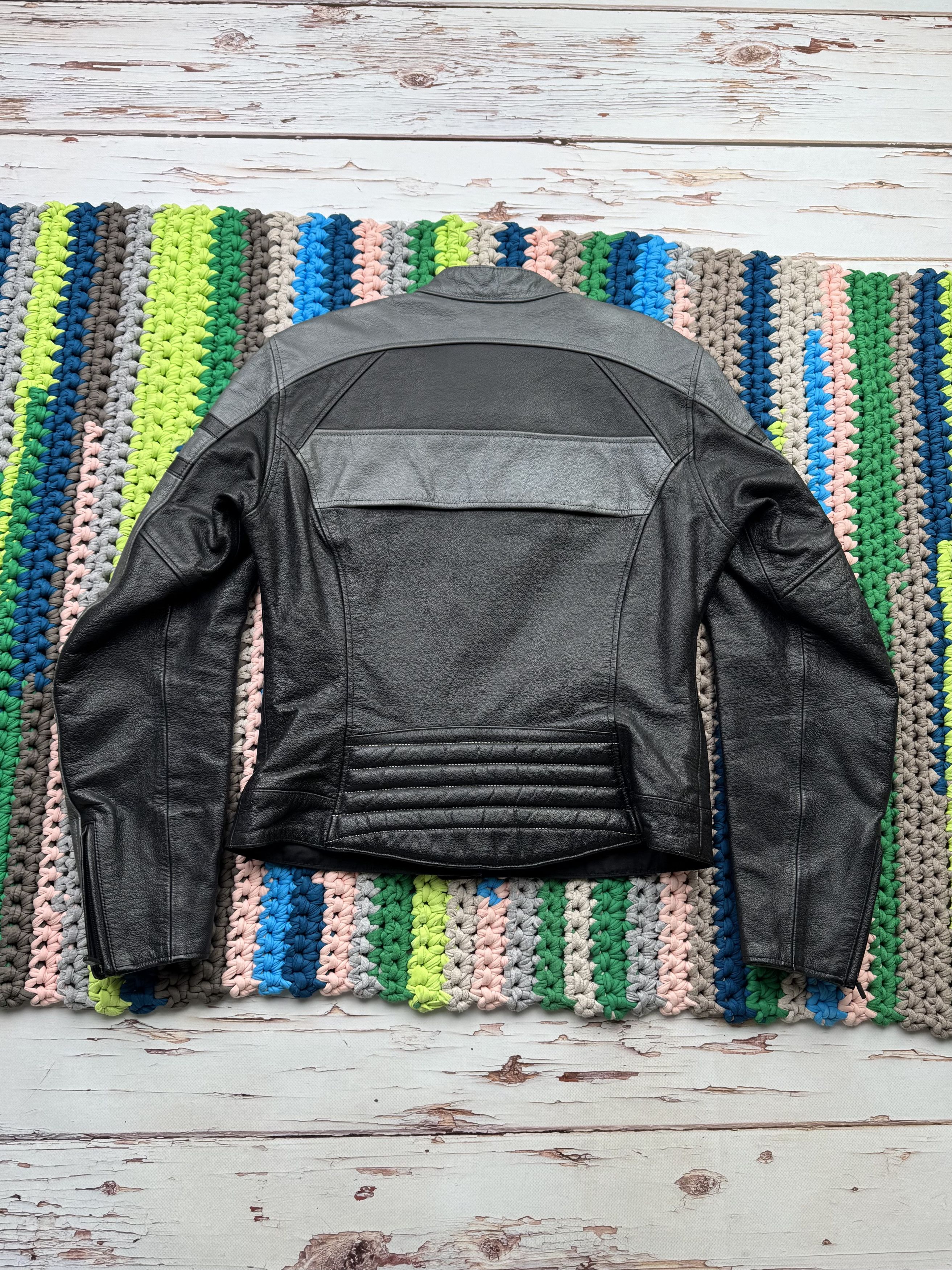 Vintage Vintage Racing Leather Jacket (ET1)(D15) Size US S / EU 44-46 / 1 - 10 Thumbnail