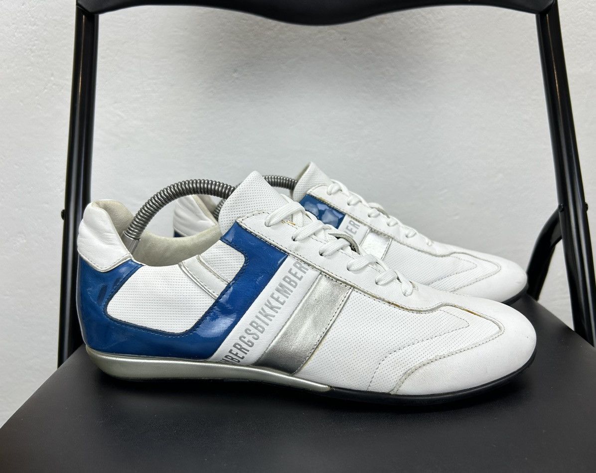 Dirk Bikkembergs Bikkembergs Leather Low Top Sneakers White Size 41 Size US 9 / EU 42 - 2 Thumbnail
