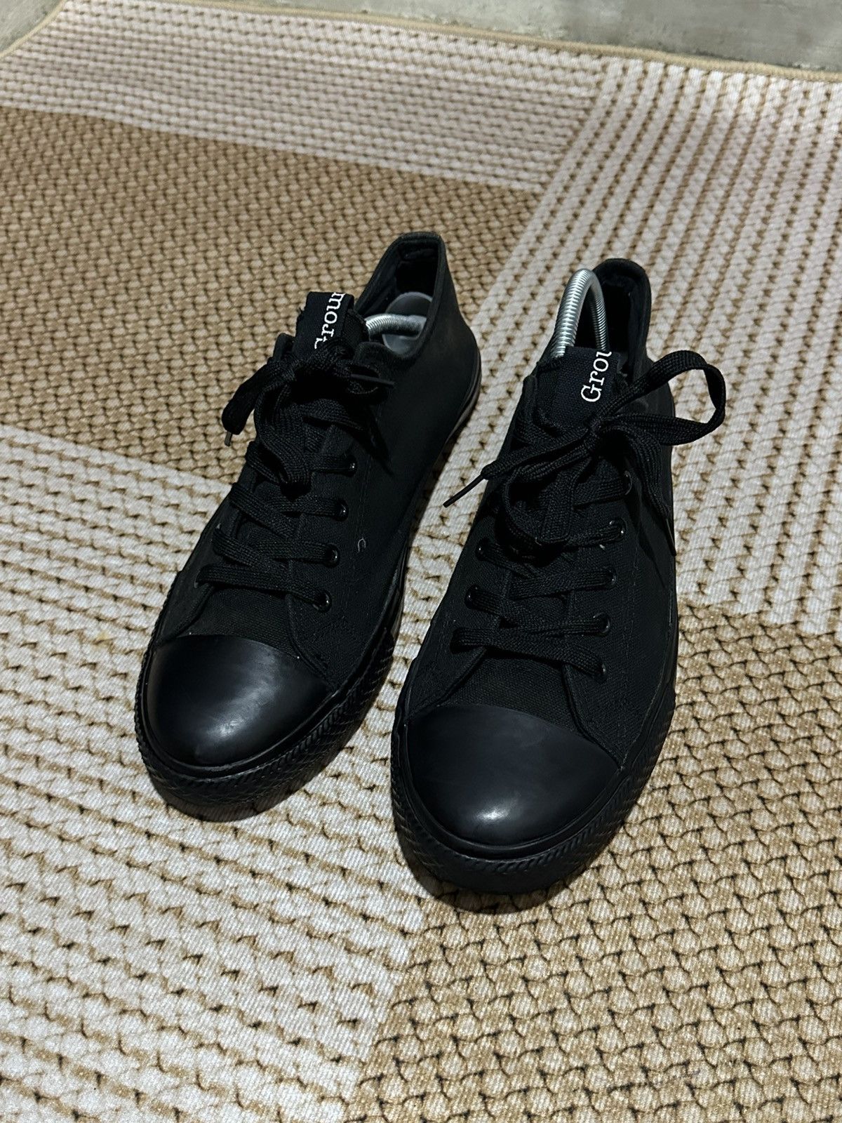 Ground Y SS21 Ground Y Yohji Yamamoto Low Top Black Sneakers Size US 10 / EU 43 - 3 Thumbnail