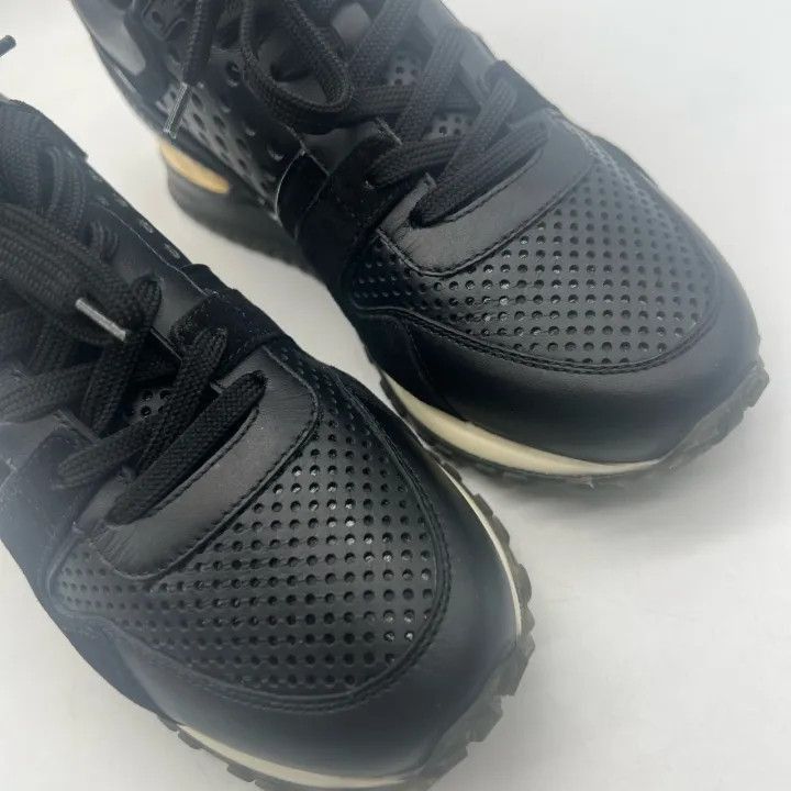 Louis Vuitton Louis Vuitton Perforated Black Run Away Sneakers -2508 Size US 5.5 / EU 38 - 8 Thumbnail
