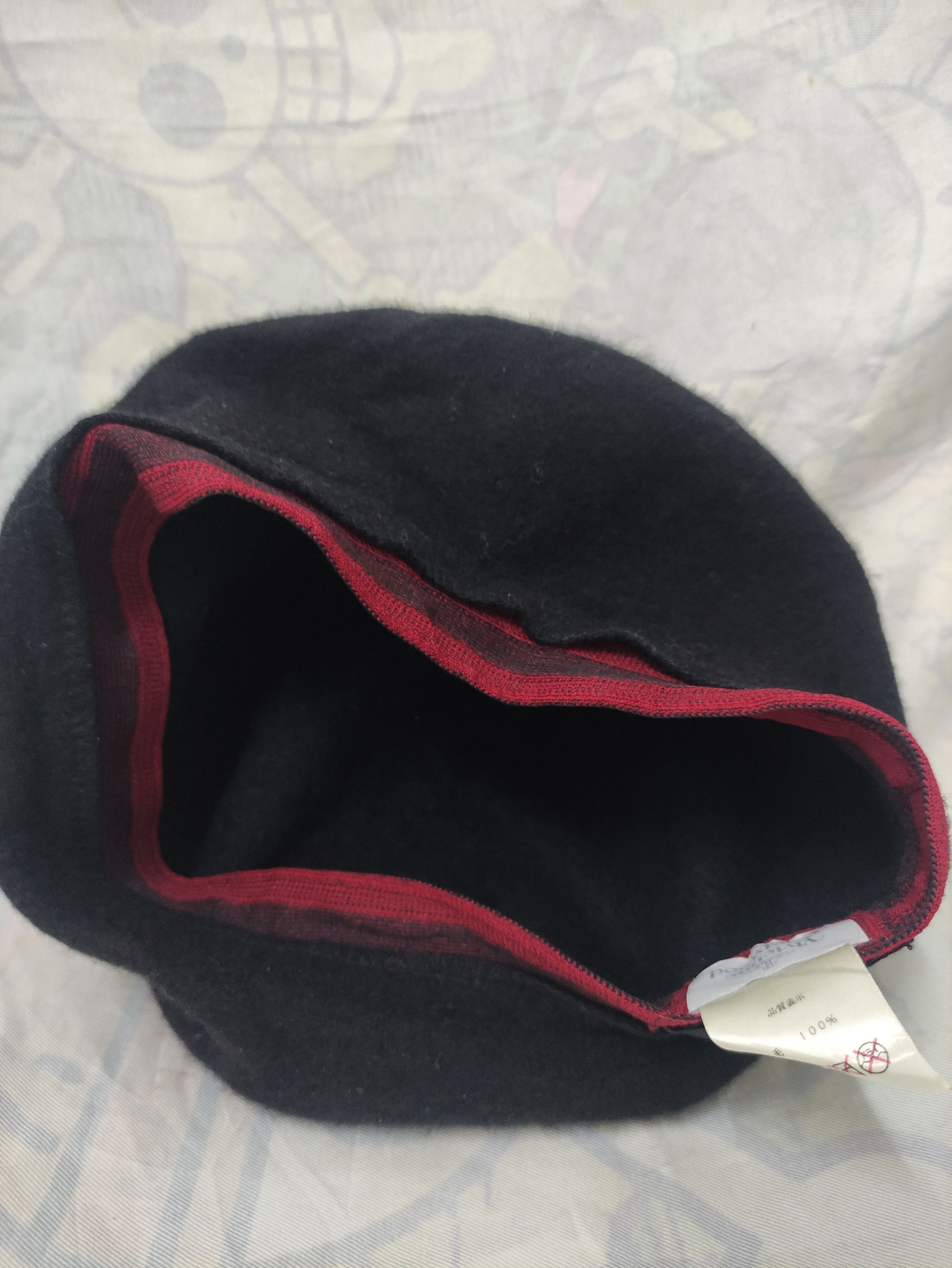 Vivienne Westwood VIVIENNE WESTWOOD WOOL BERET HAT Size ONE SIZE - 2 Thumbnail