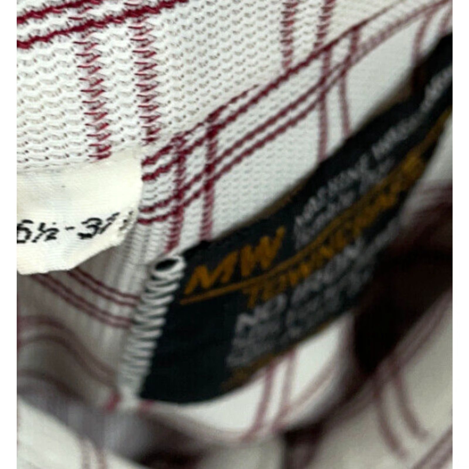 Vintage VTG TownCraft Shirt Men 16.5 White Plaid Check Lightweight Button-Up 70s Mens Size US L / EU 52-54 / 3 - 6 Thumbnail
