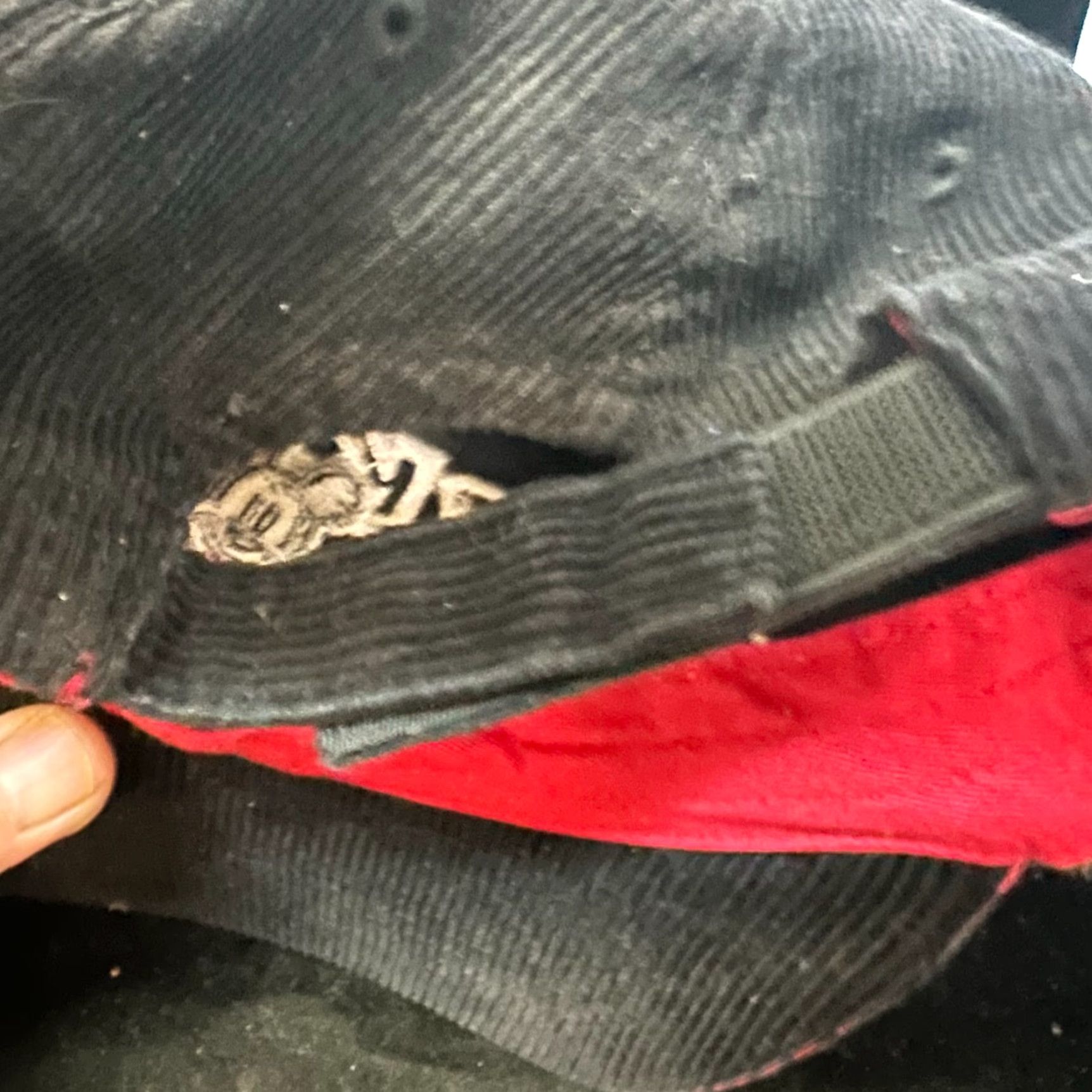 Disney VINTAGE Disney Mickey Mouse Corduroy Hat Adult Black Adjustable Hat Size ONE SIZE - 5 Thumbnail