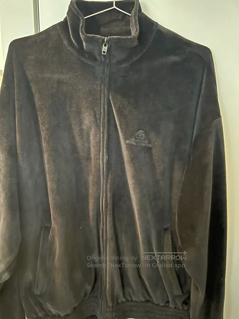Balenciaga Balenciaga Velvet material zip-up hoodie Size US S / EU 44-46 / 1 - 1 Thumbnail