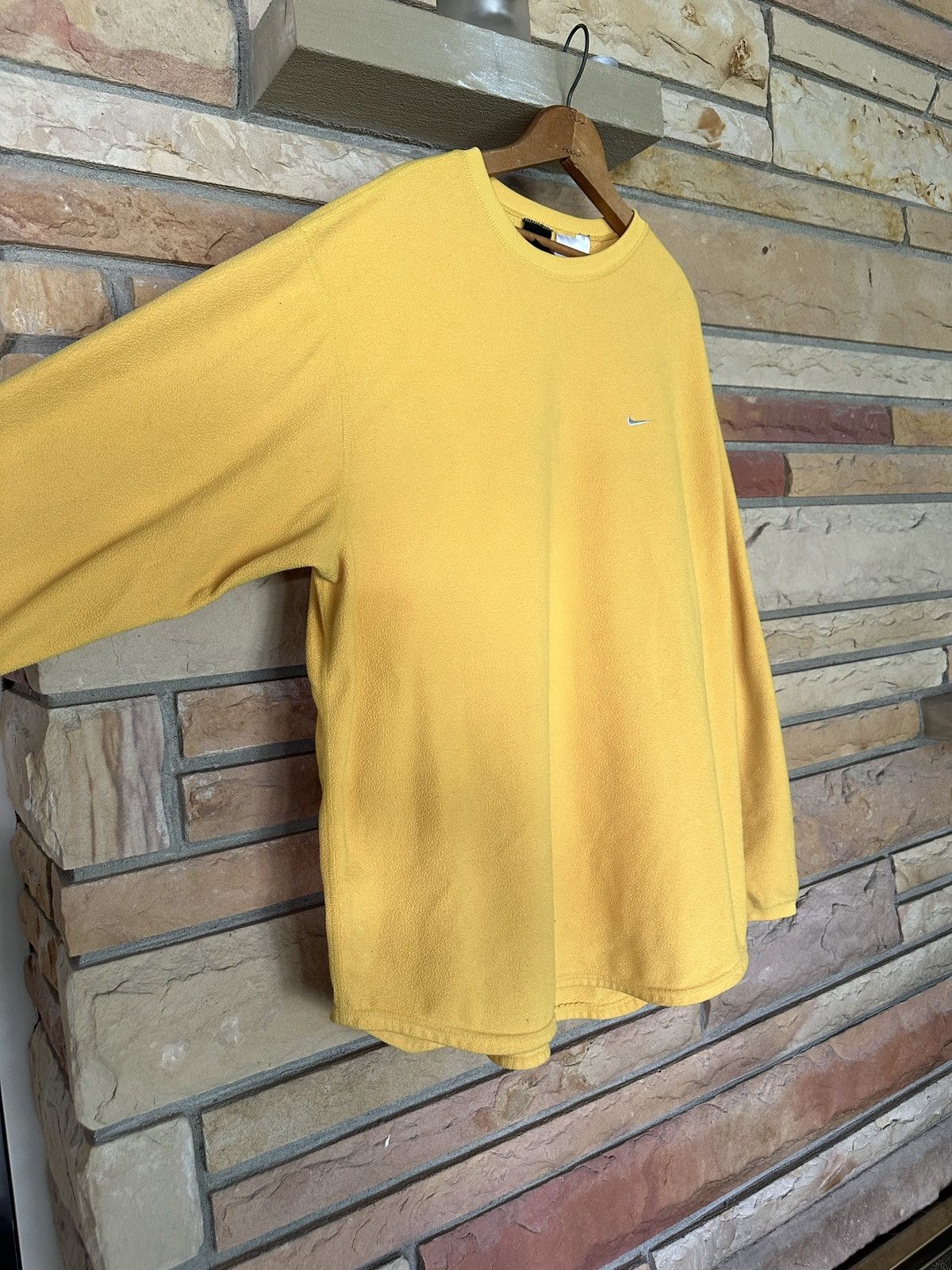 Nike Vintage 90s Nike Fleece Long Sleeve Pullover Top Size US M / EU 48-50 / 2 - 2 Thumbnail