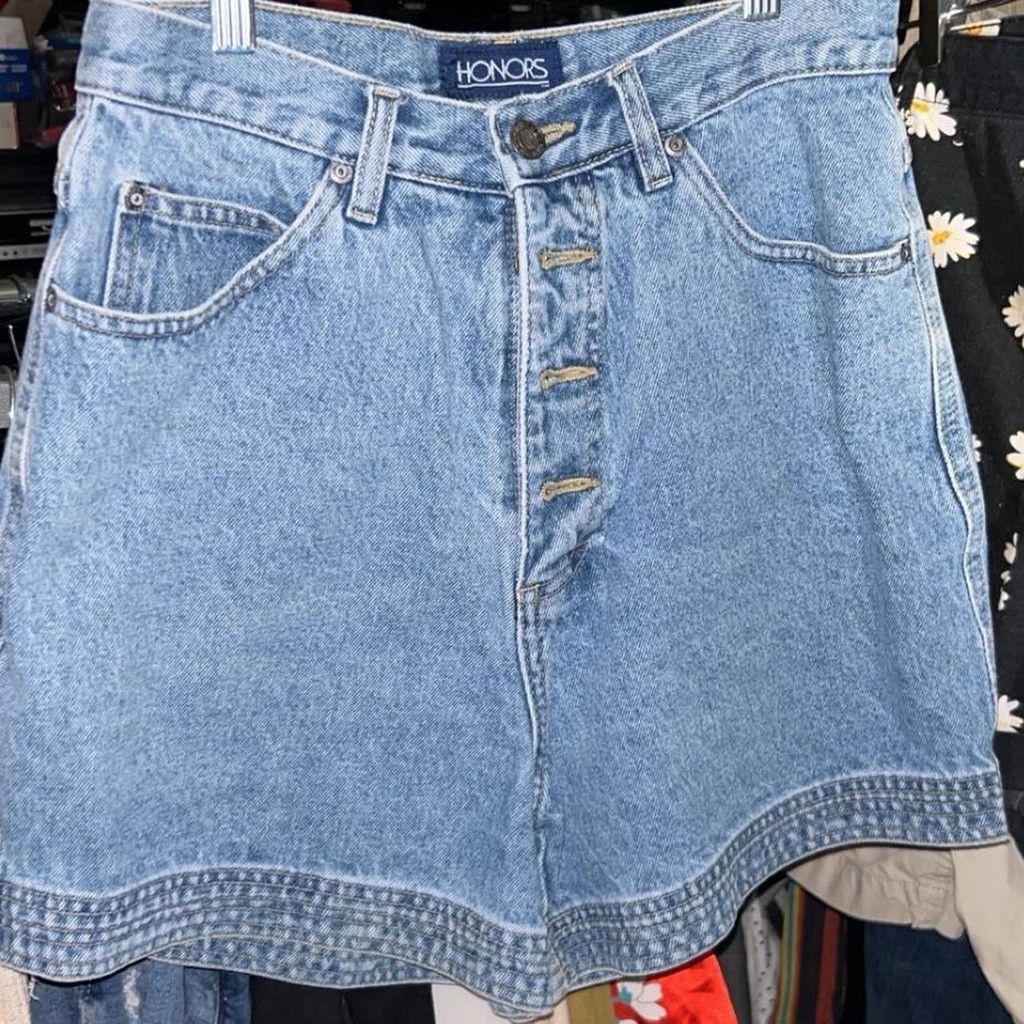 Honor the Gift y2k Vintage Blue Honors jean shorts #vintage #y2k Size 32" / US 10 / IT 46 - 4 Thumbnail