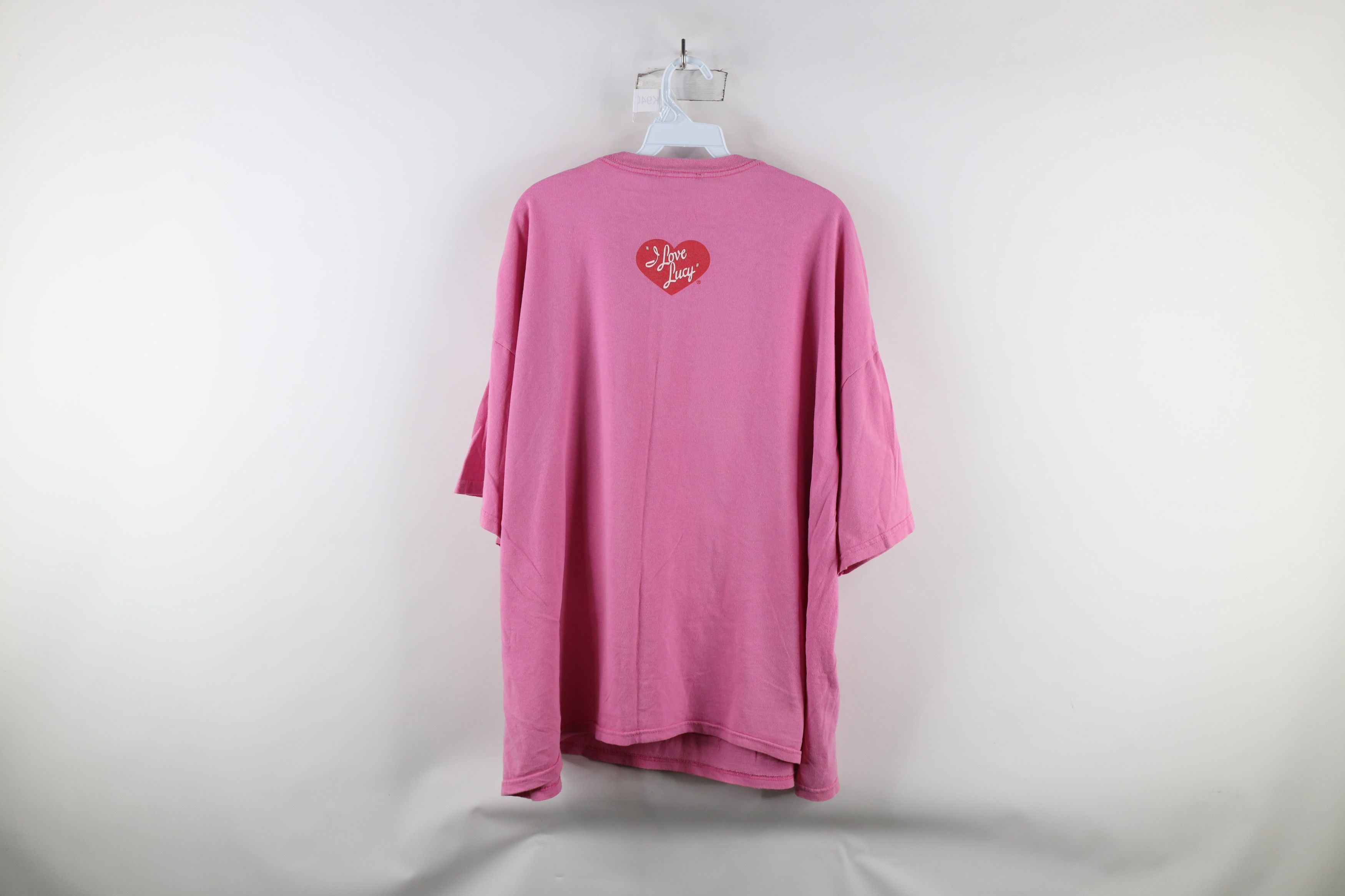 Vintage Vintage Y2K 2002 I Lucy Lucys Chocolate Factory T-Shirt Pink Size XXL / US 16-18 / IT 52-54 - 11 Thumbnail