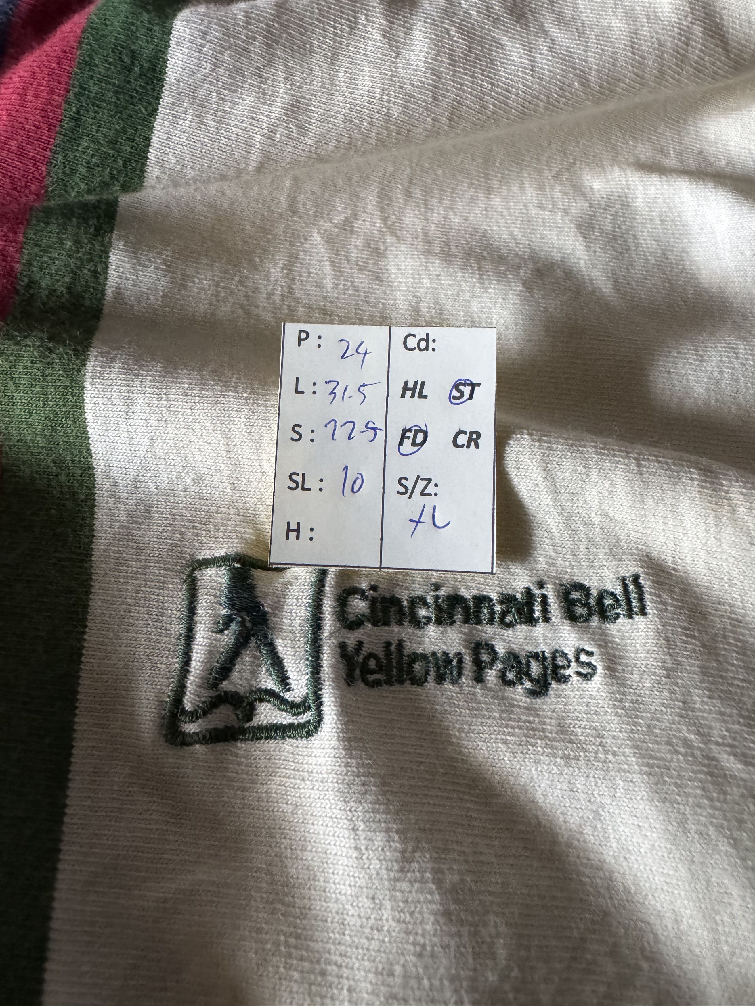 Antigua VINTAGE 90'S ANTIGUA CINCINNATI BELL STRIPE POLO TEE RARE Size US XL / EU 56 / 4 - 19 Thumbnail